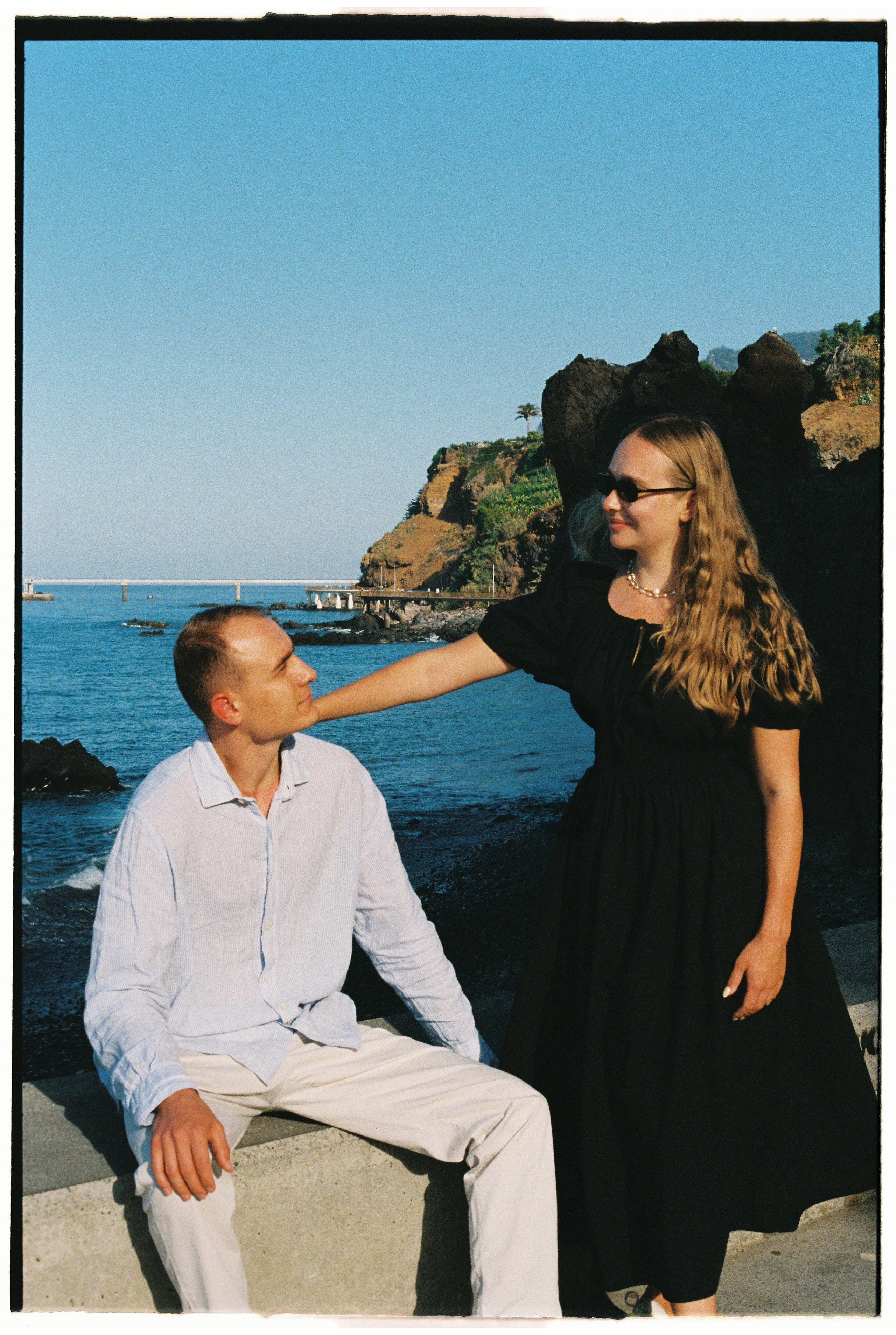 Maria and Nazar / FUJIFILM 400. Portrait photographer in Madeira — Marina Shtukina