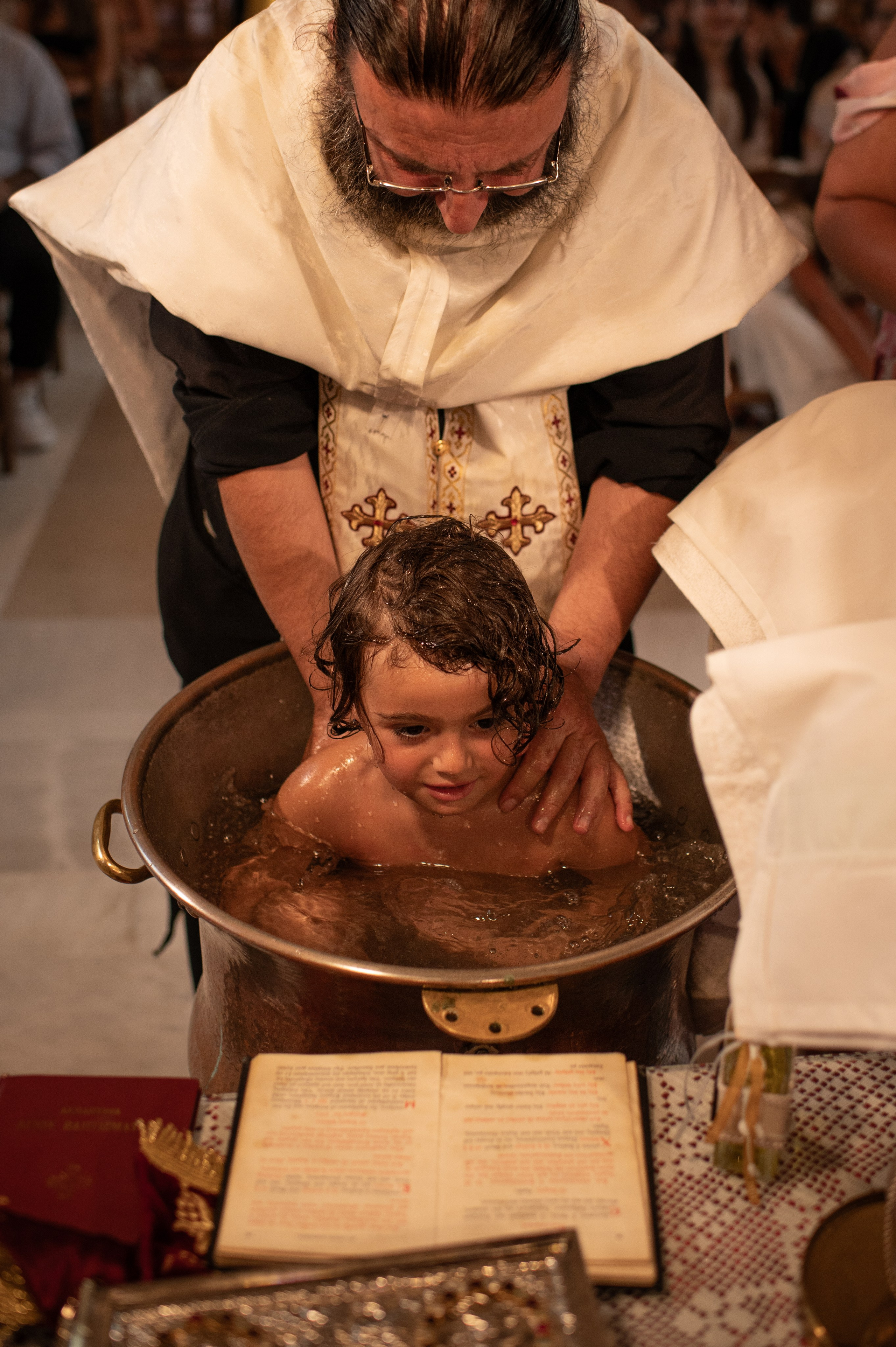 Baptism Antonis. Семейная, детская, портретная и предметная фотосъемка в Салониках
