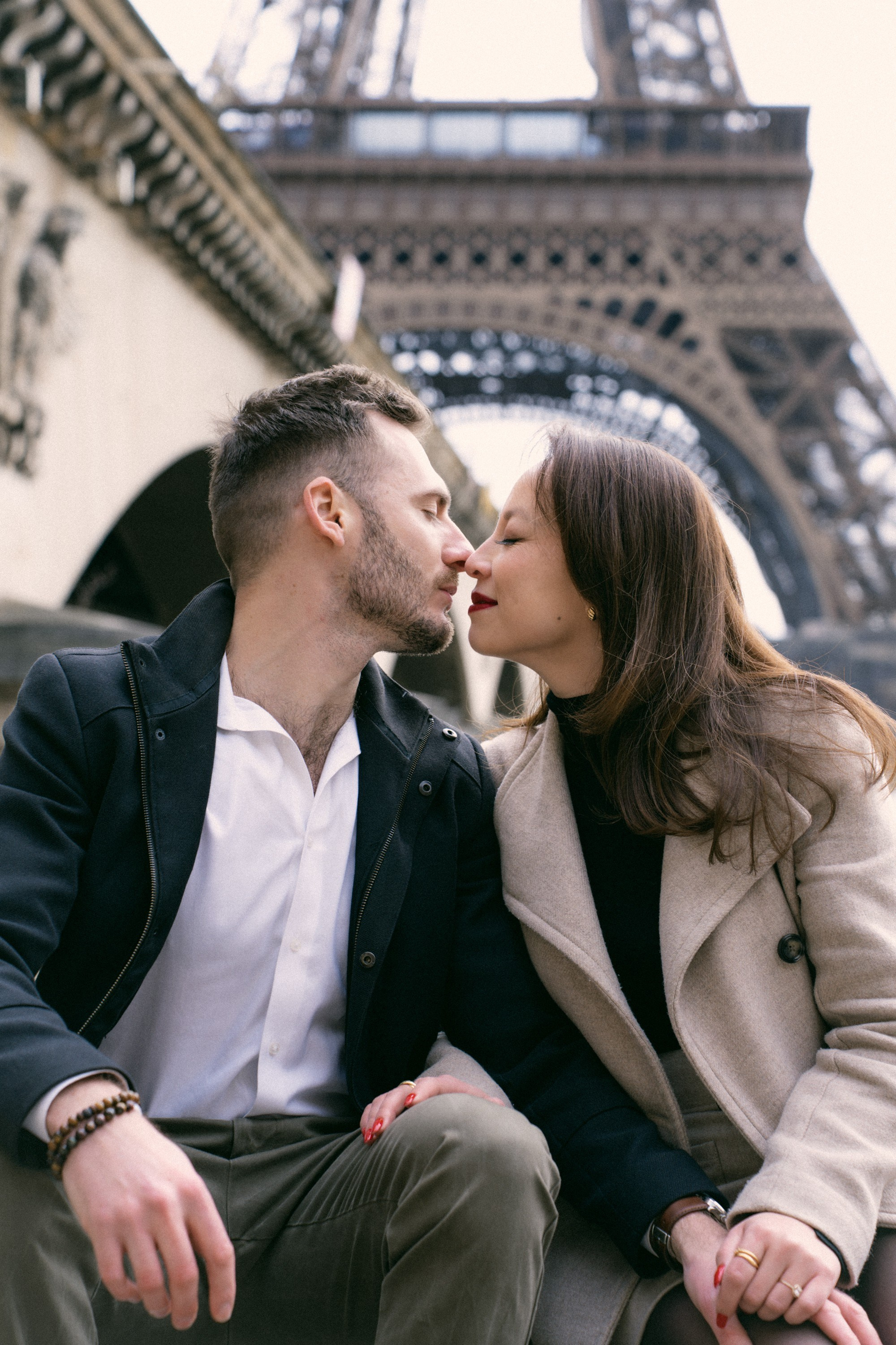 Love Story: Eiffel Tower. Paris Photographer & Videographer