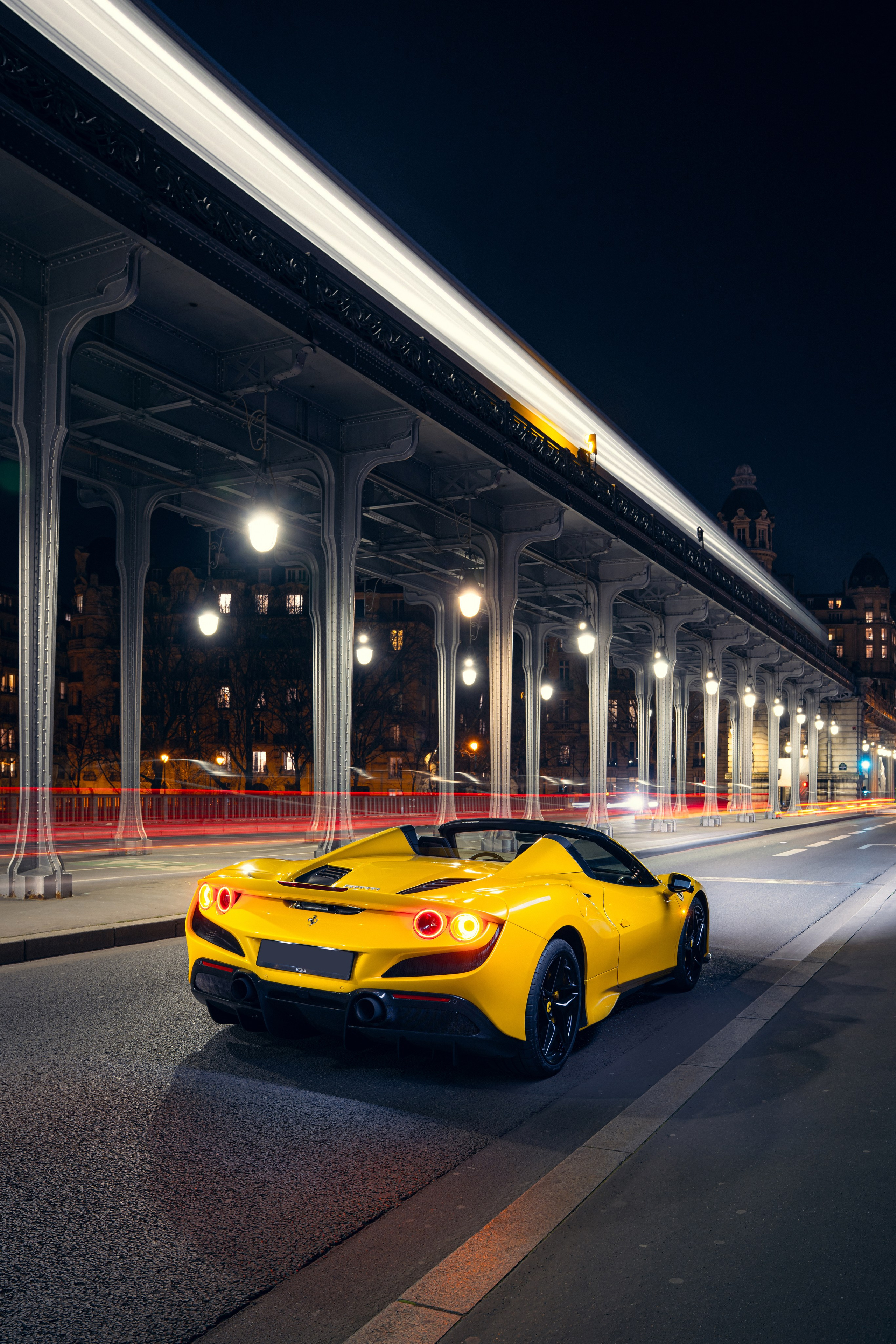 Ferrari F8. Photographe de voitures à Paris — Vitalii Motruk