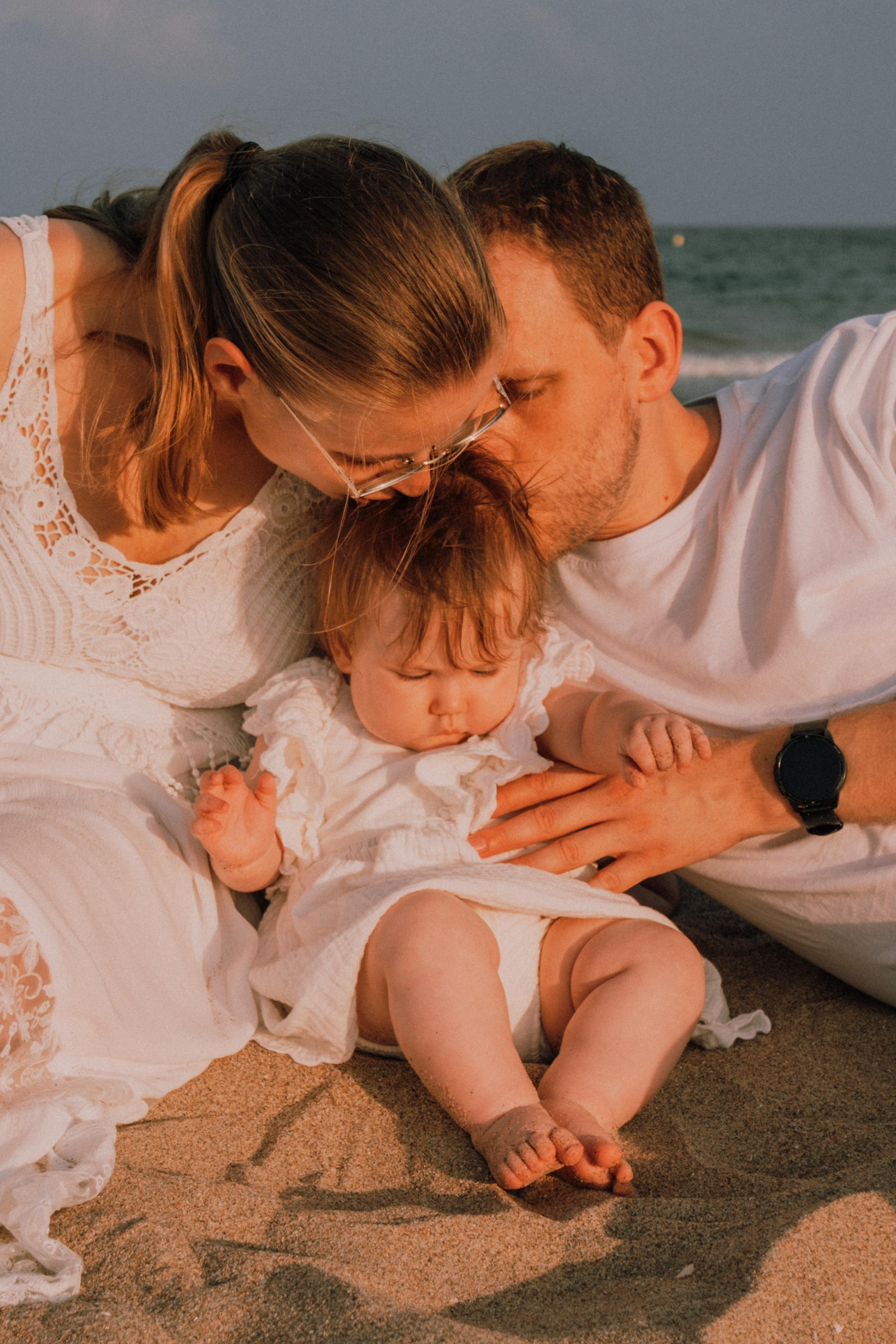 Семейная фотосессия на пляже. Профессиональная фотосъемка в Калафелле — Елена Медведева