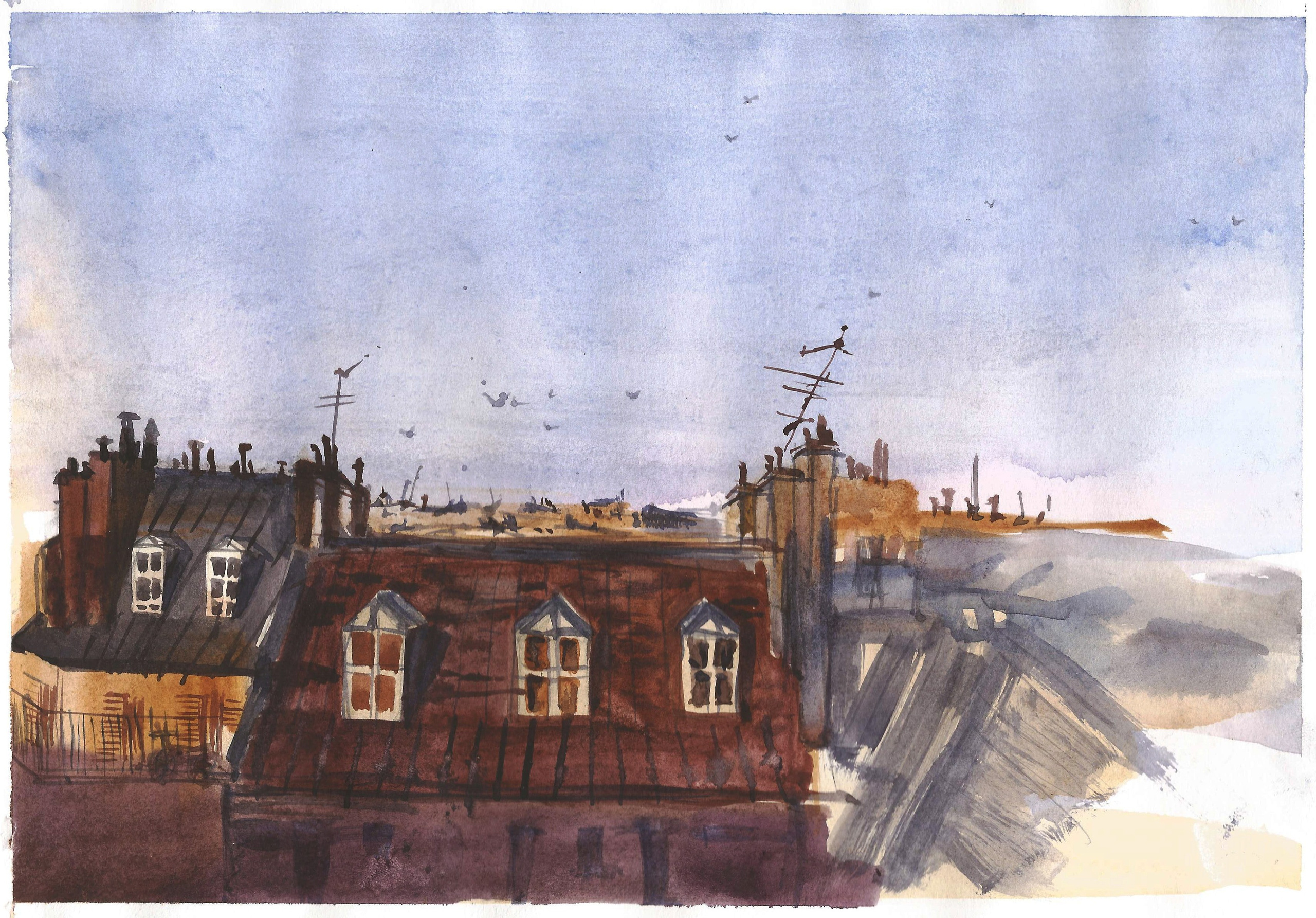 Urban views. Angelina Sorokopud. Artist in Strasbourg