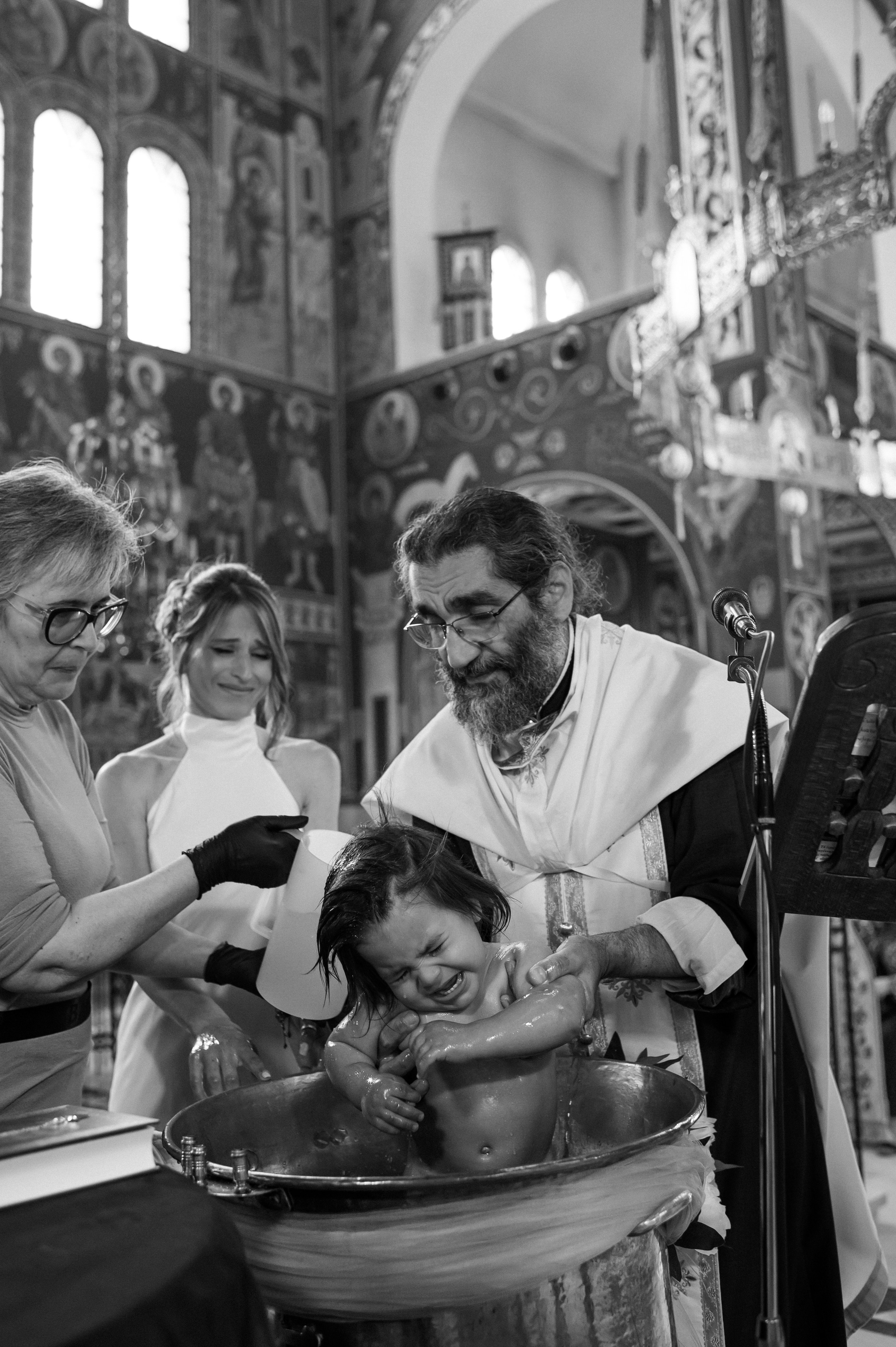 Baptism Maksimos. Family, children, portrait, and event photography in Thessaloniki