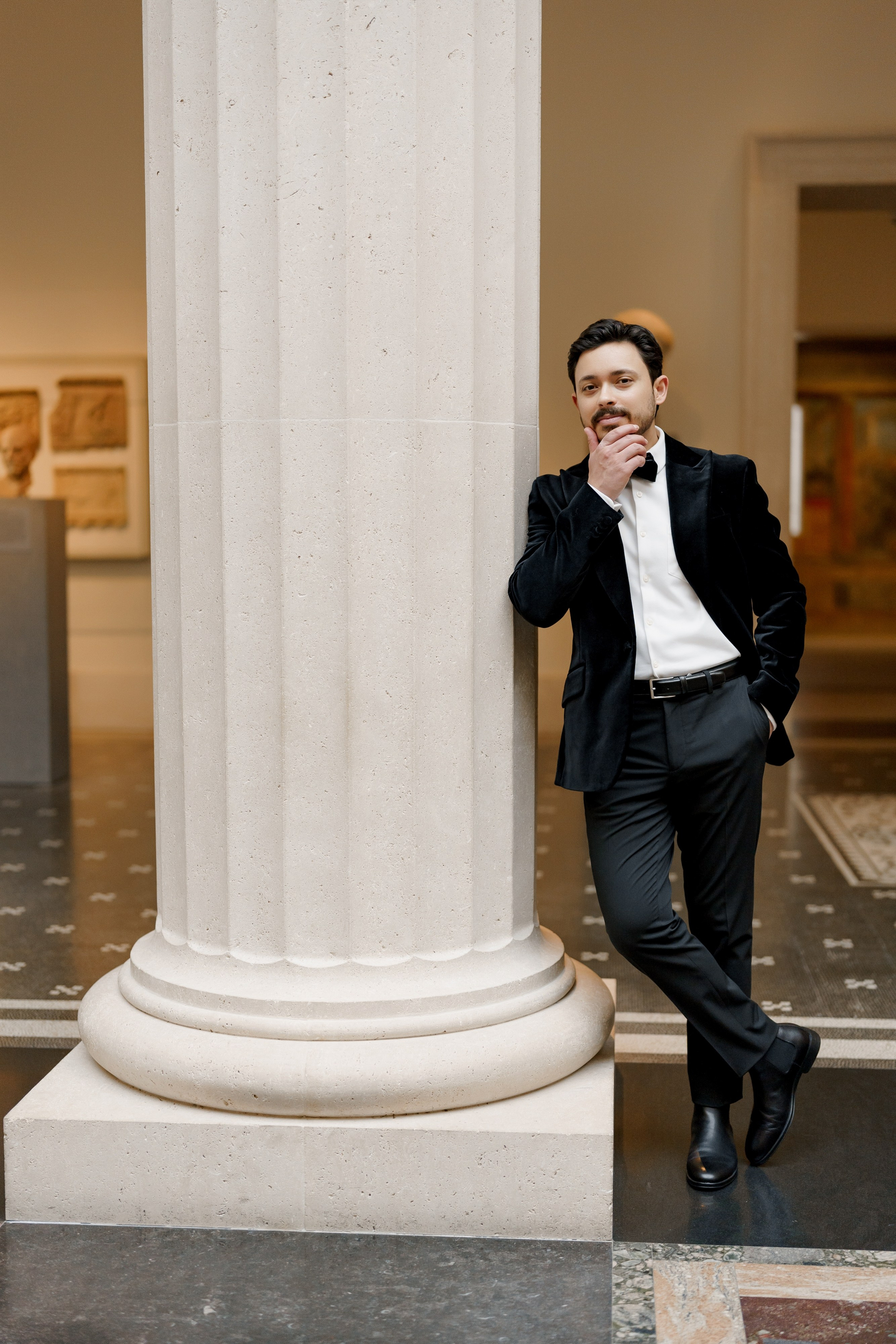 Caroline and Brendan’s Museum MET and Library Engagement Shoot. Wedding photographer and videographer New York | New Jersey