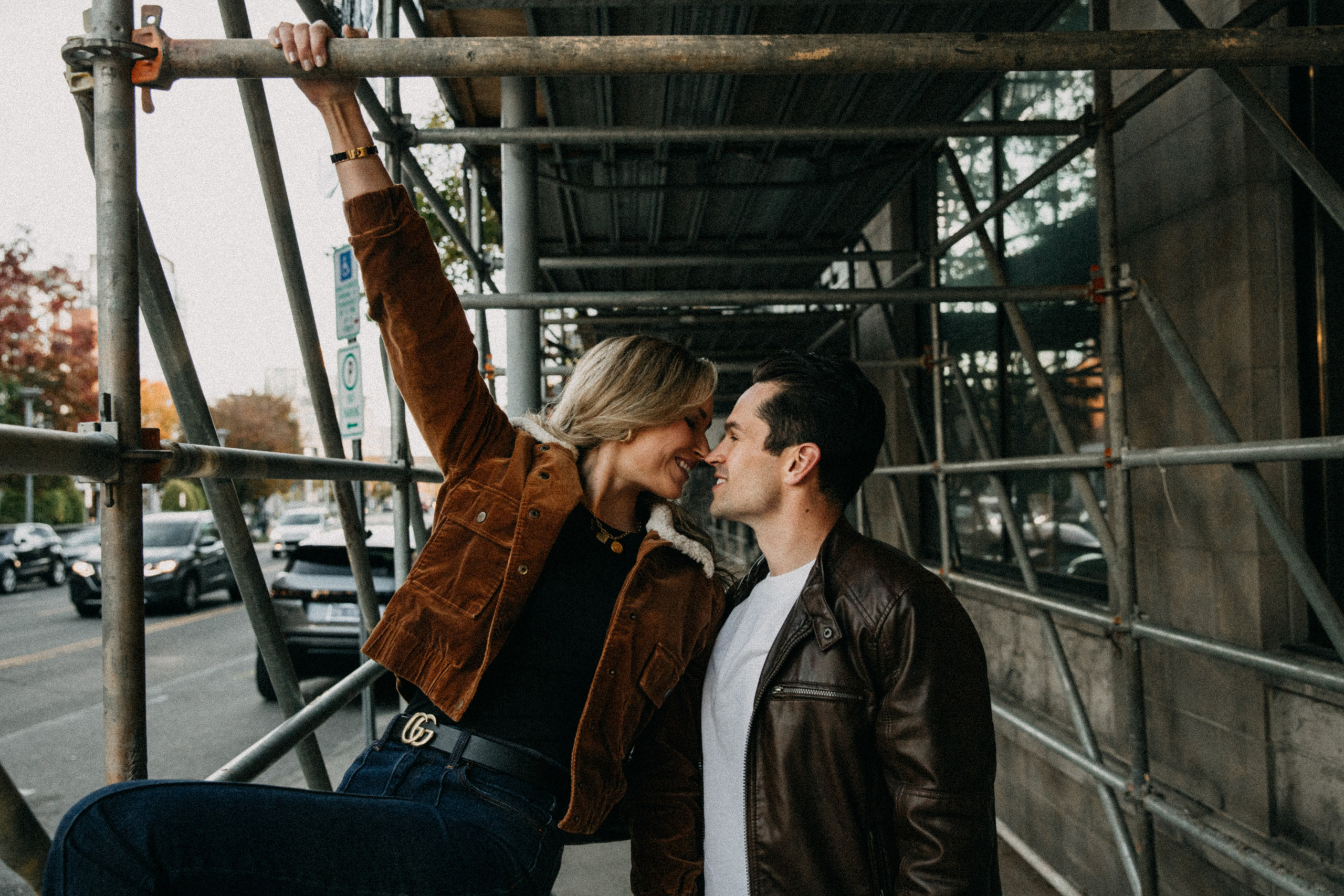 Romantic Evening Engagement Session in Nashville