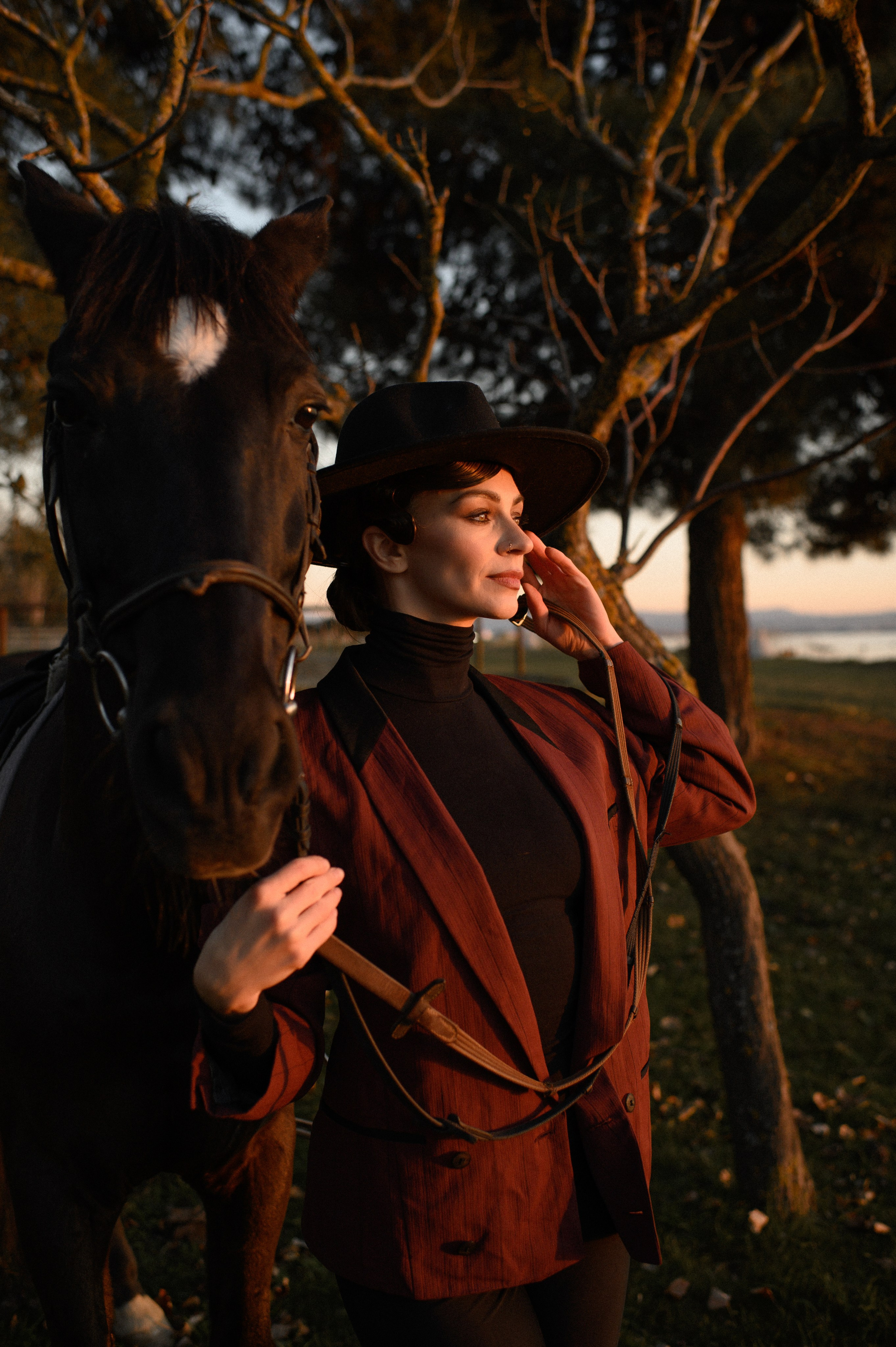 Sofia evening horse ride. Family, children, portrait, and event photography in Thessaloniki
