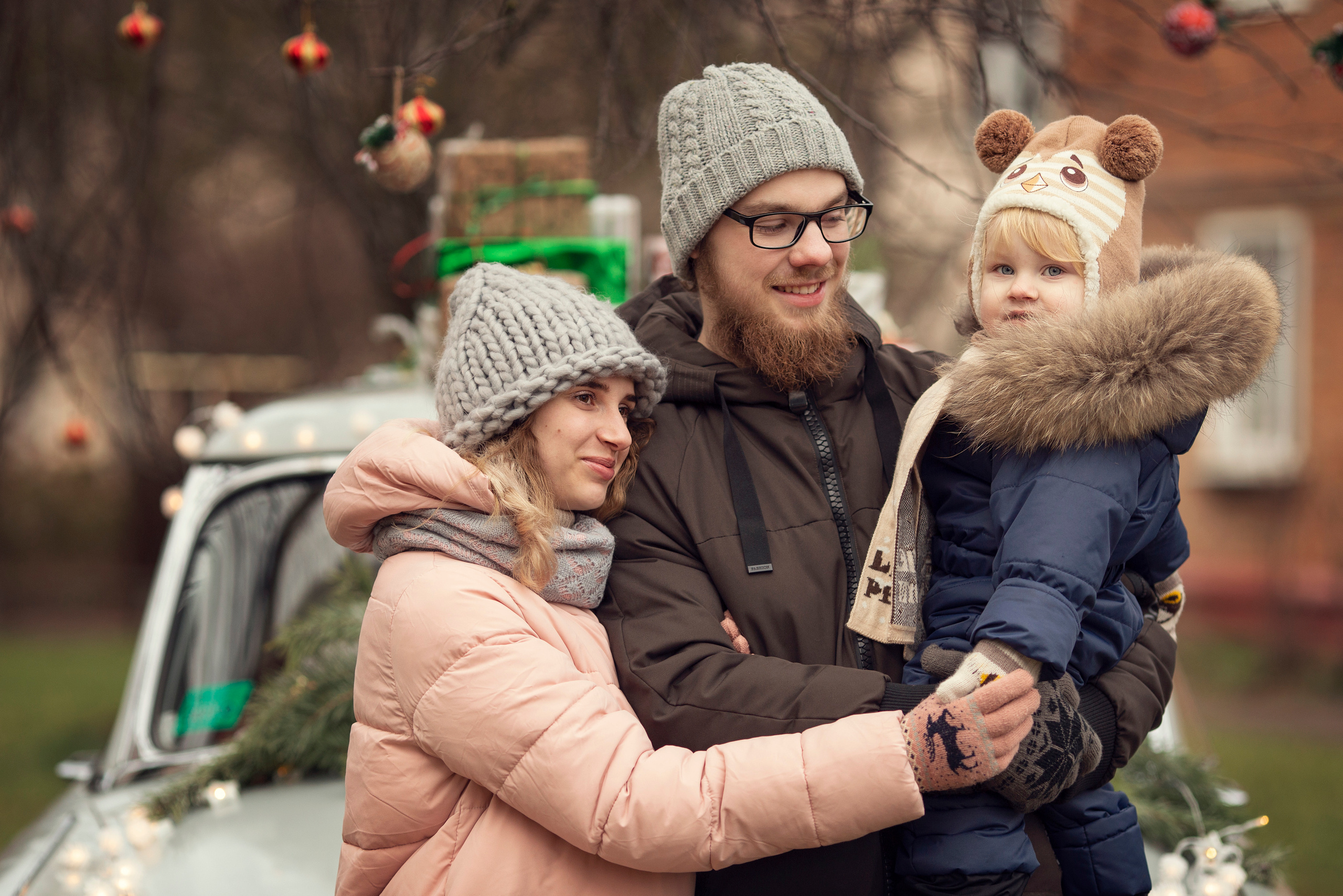 Veronica and her family. Family photographer in Vilnuis Svetlana Naumova