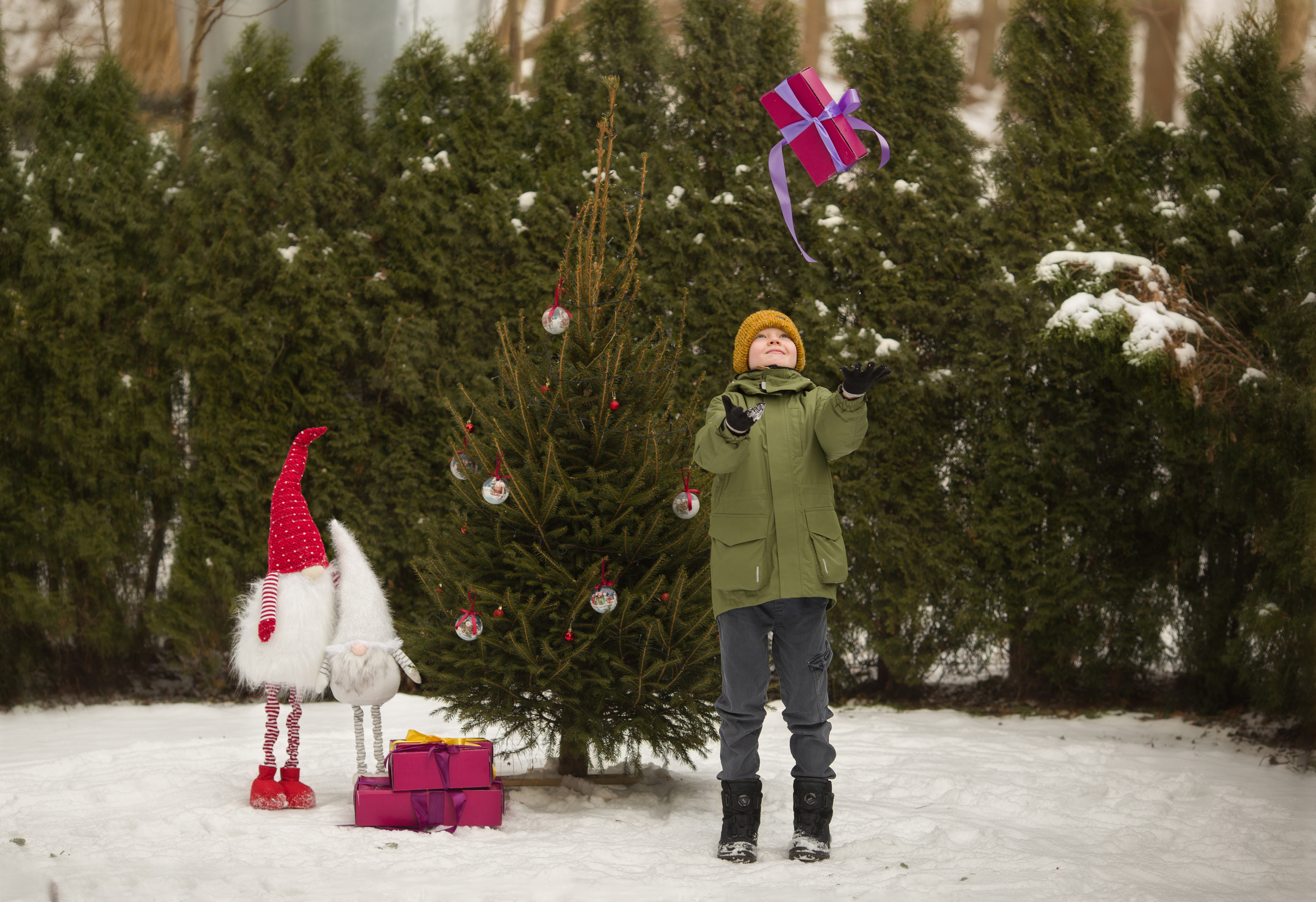 Зимняя семейная фотоистория. Семейный и детский фотограф в Вильнюсе Светлана Наумова