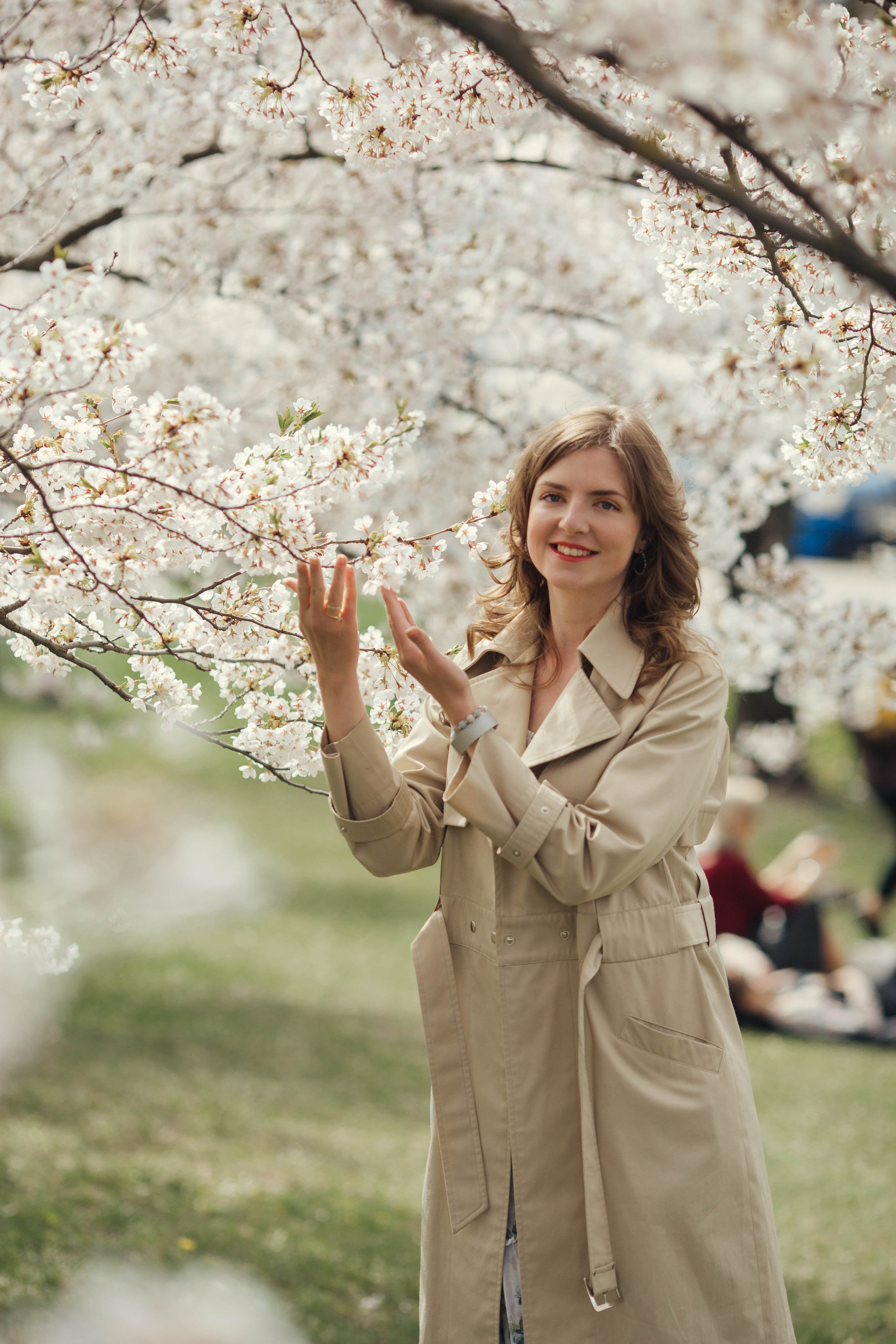 Darina in Sakura. Family photographer in Vilnuis Svetlana Naumova