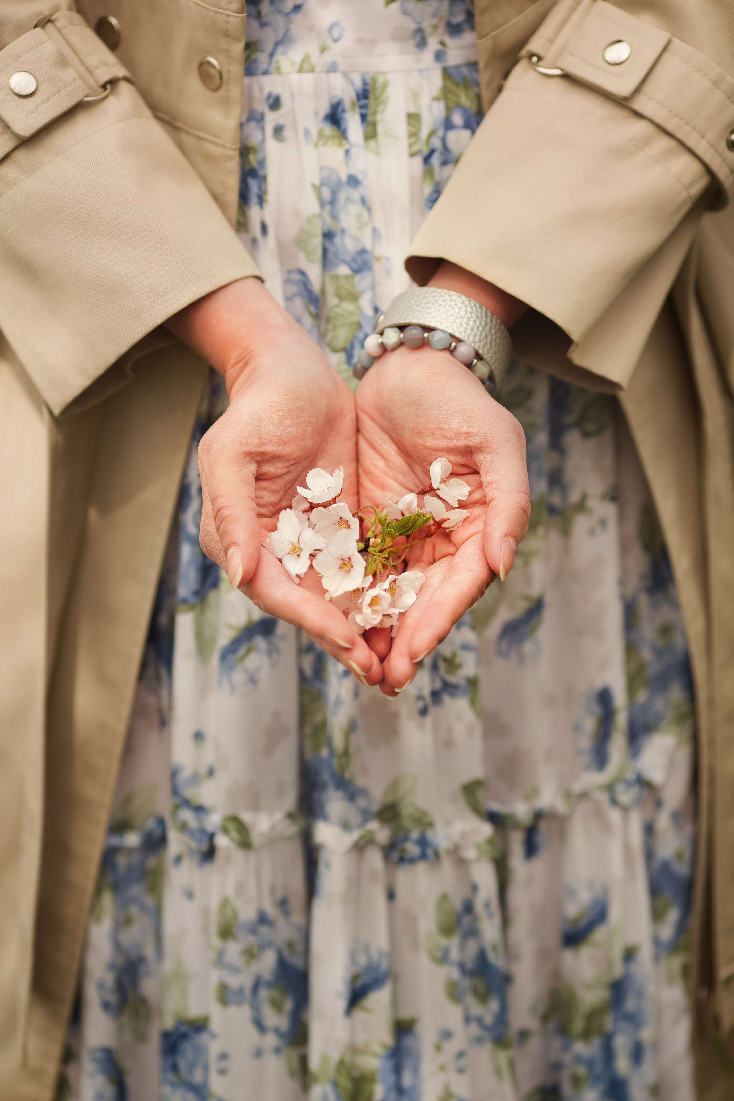 Darina in Sakura. Family photographer in Vilnuis Svetlana Naumova