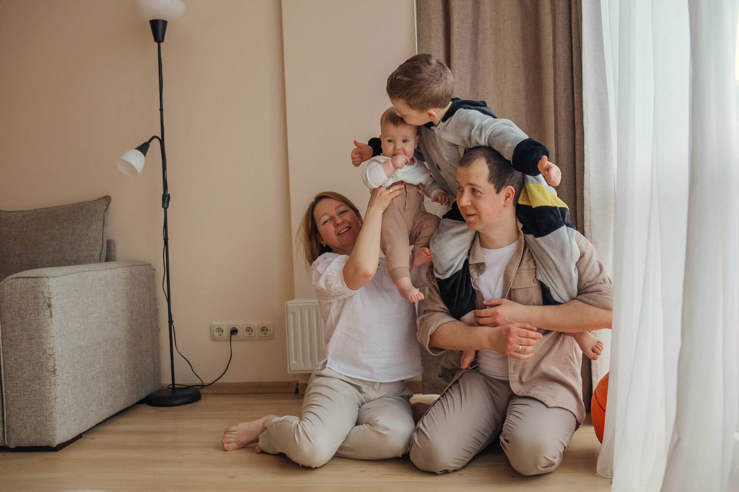 Драгоценные моменты дома. Семейный и детский фотограф в Вильнюсе Светлана Наумова