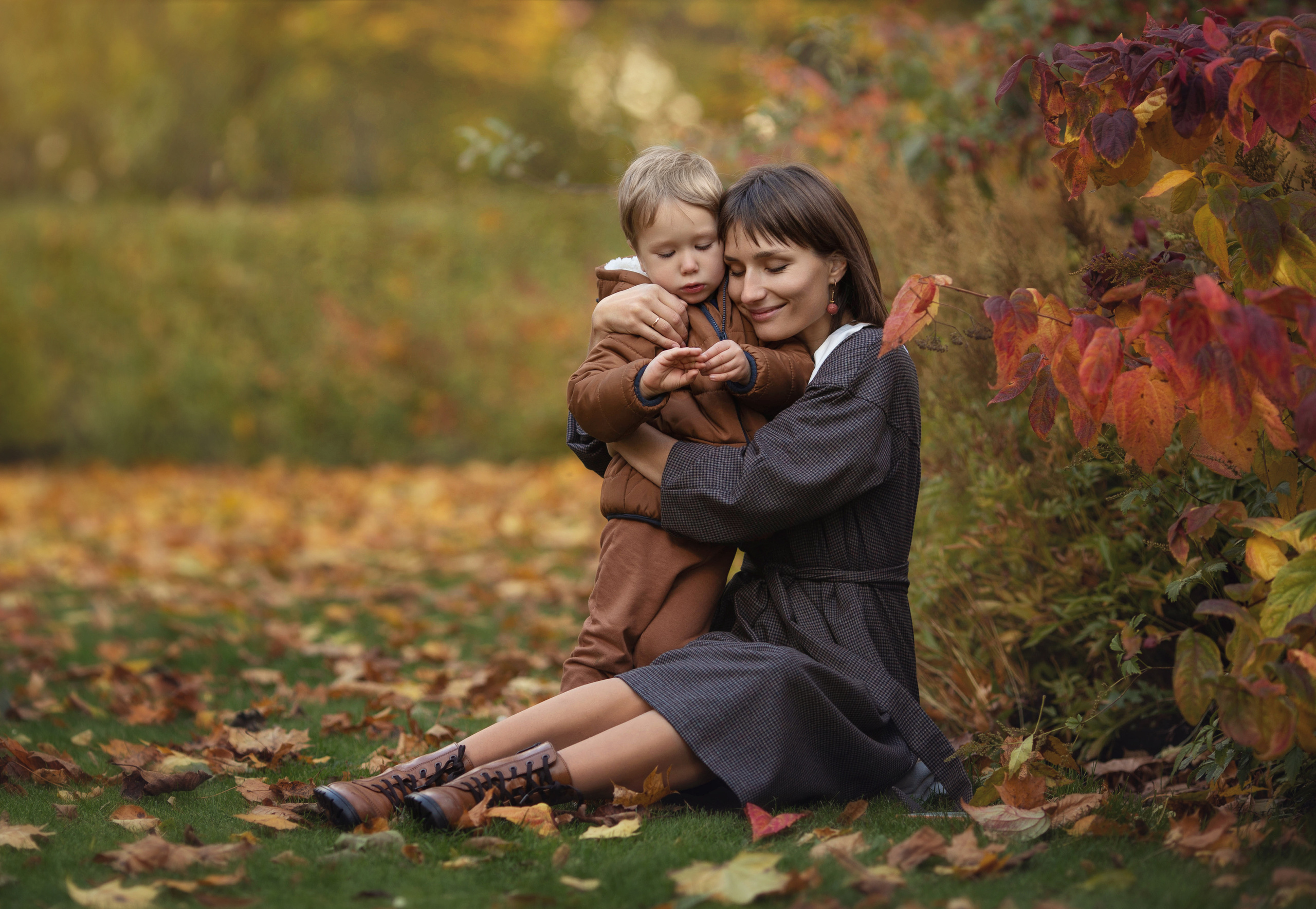 Юля, Саша и маленький Мишка. Семейный и детский фотограф в Вильнюсе Светлана Наумова