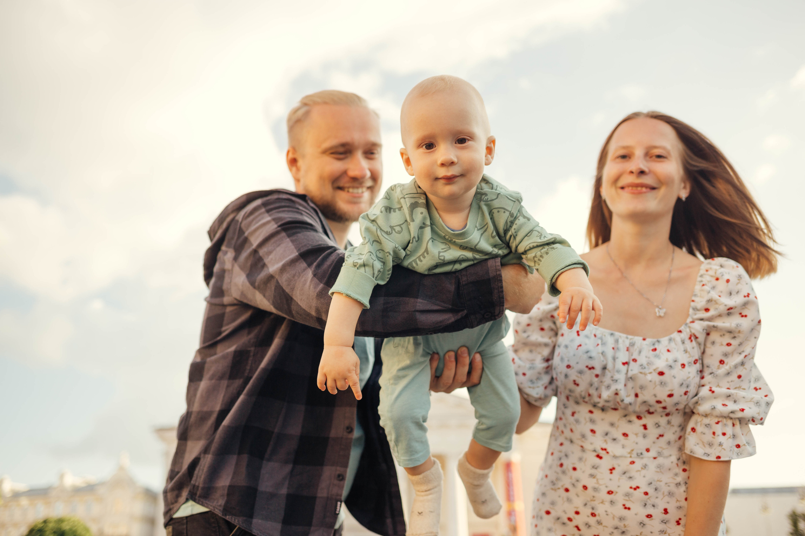 Alena, Oleg and Yaroslav. Family photographer in Vilnuis Svetlana Naumova