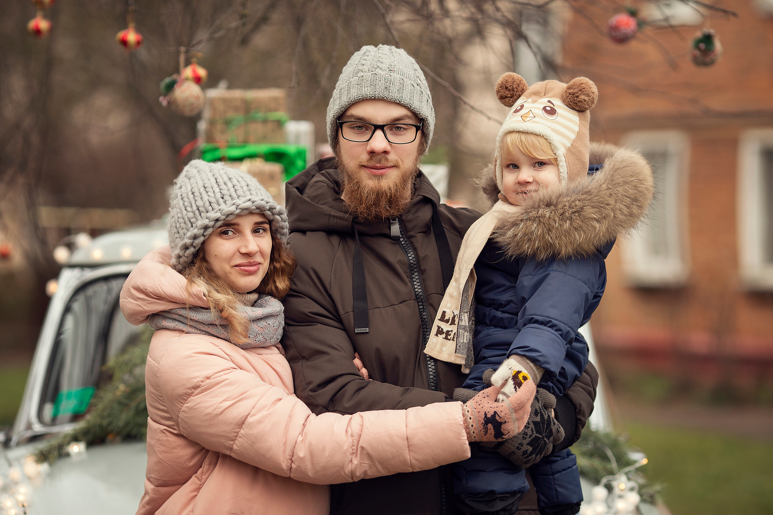 Veronica and her family. Family photographer in Vilnuis Svetlana Naumova