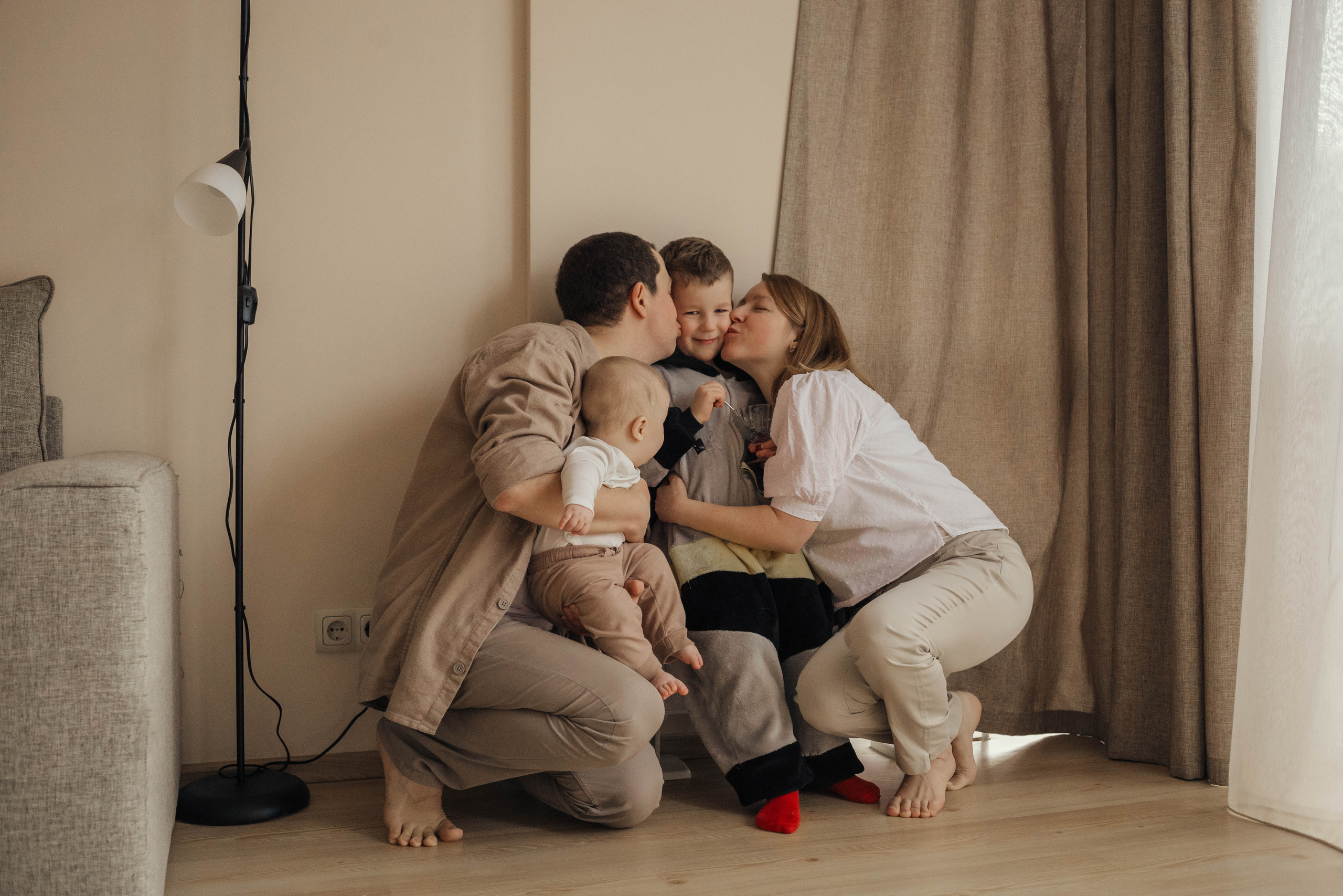 Драгоценные моменты дома. Семейный и детский фотограф в Вильнюсе Светлана Наумова