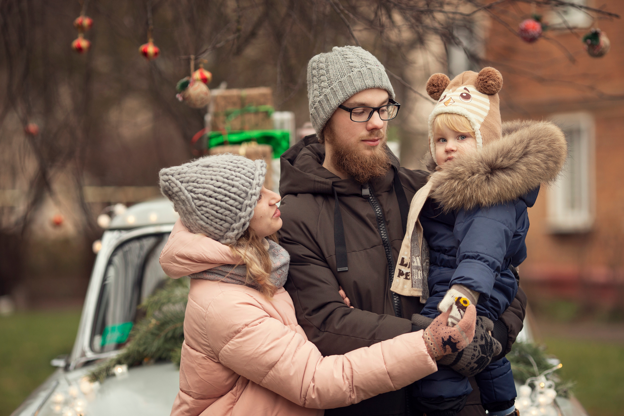 Veronica and her family. Family photographer in Vilnuis Svetlana Naumova