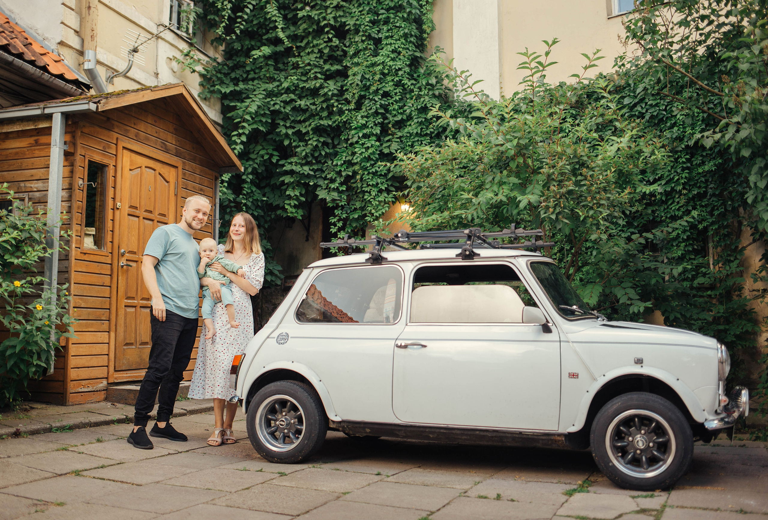 Alena, Oleg and Yaroslav. Family photographer in Vilnuis Svetlana Naumova