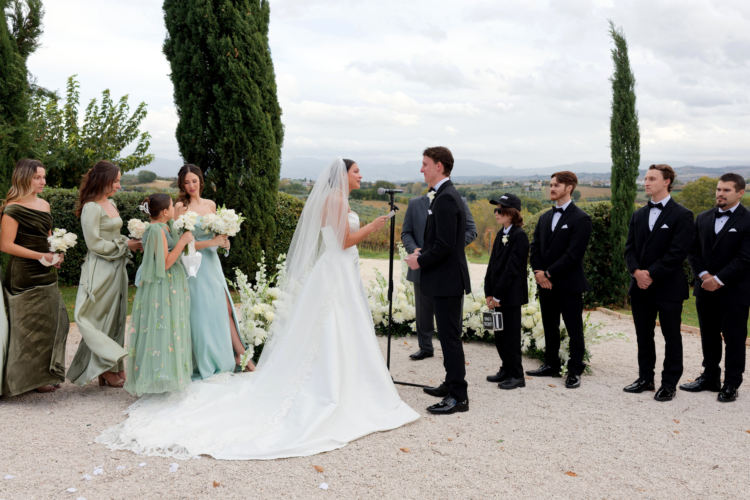 Wedding at Fonte Sala, Umbria