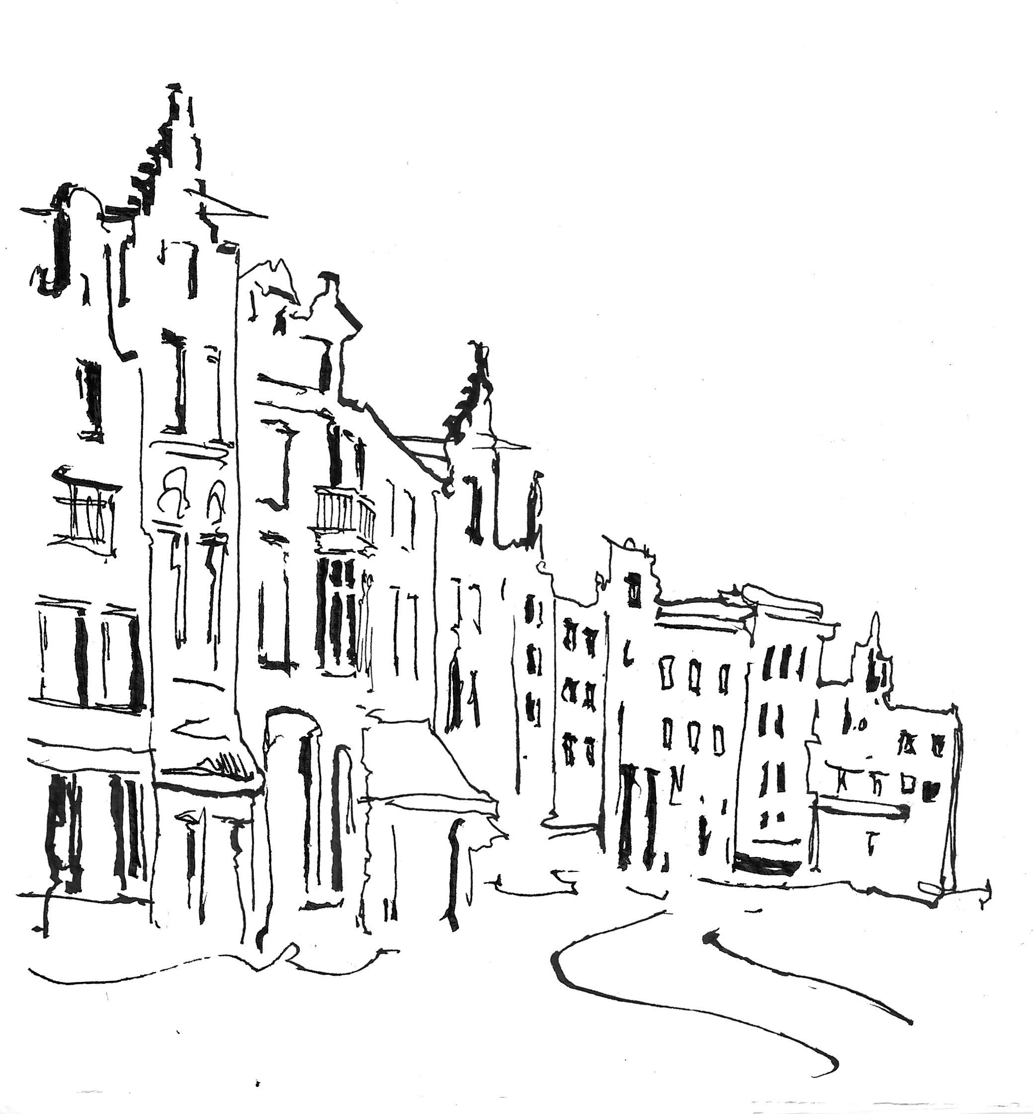 Urban views. Angelina Sorokopud. Artist in Strasbourg