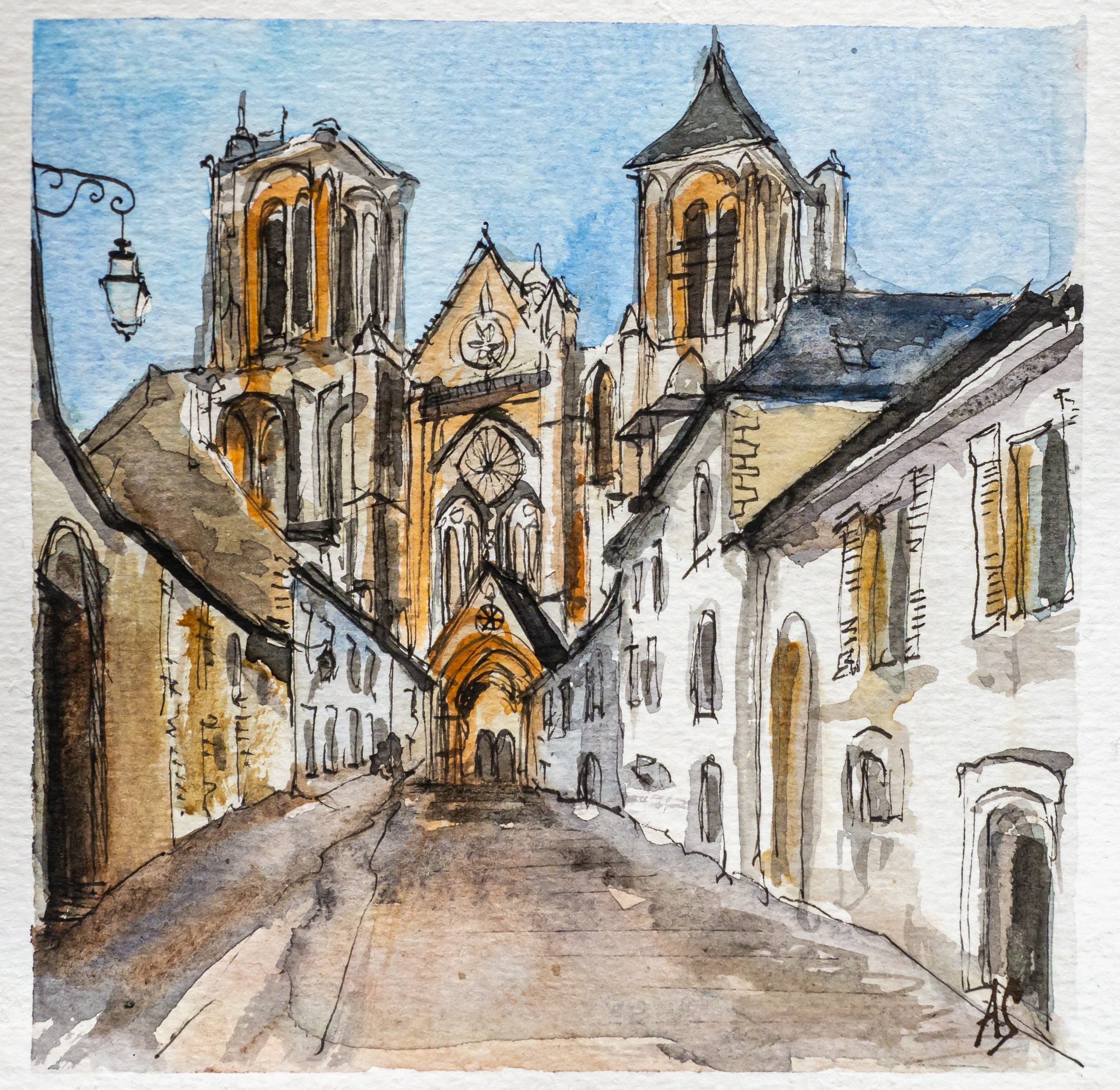 Urban views. Angelina Sorokopud. Artist in Strasbourg