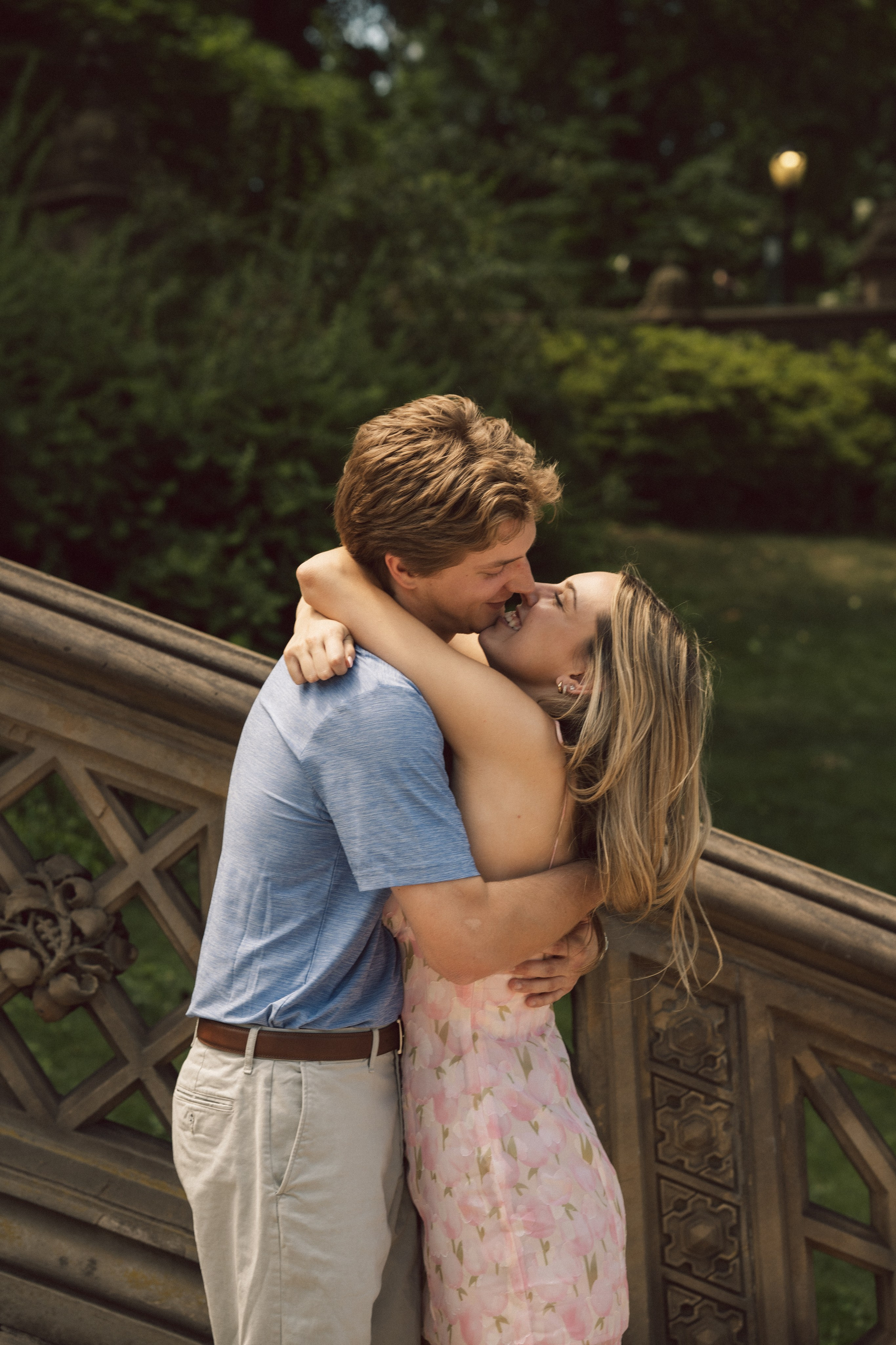 Surprise proposal Central Park. New York + destination photographer