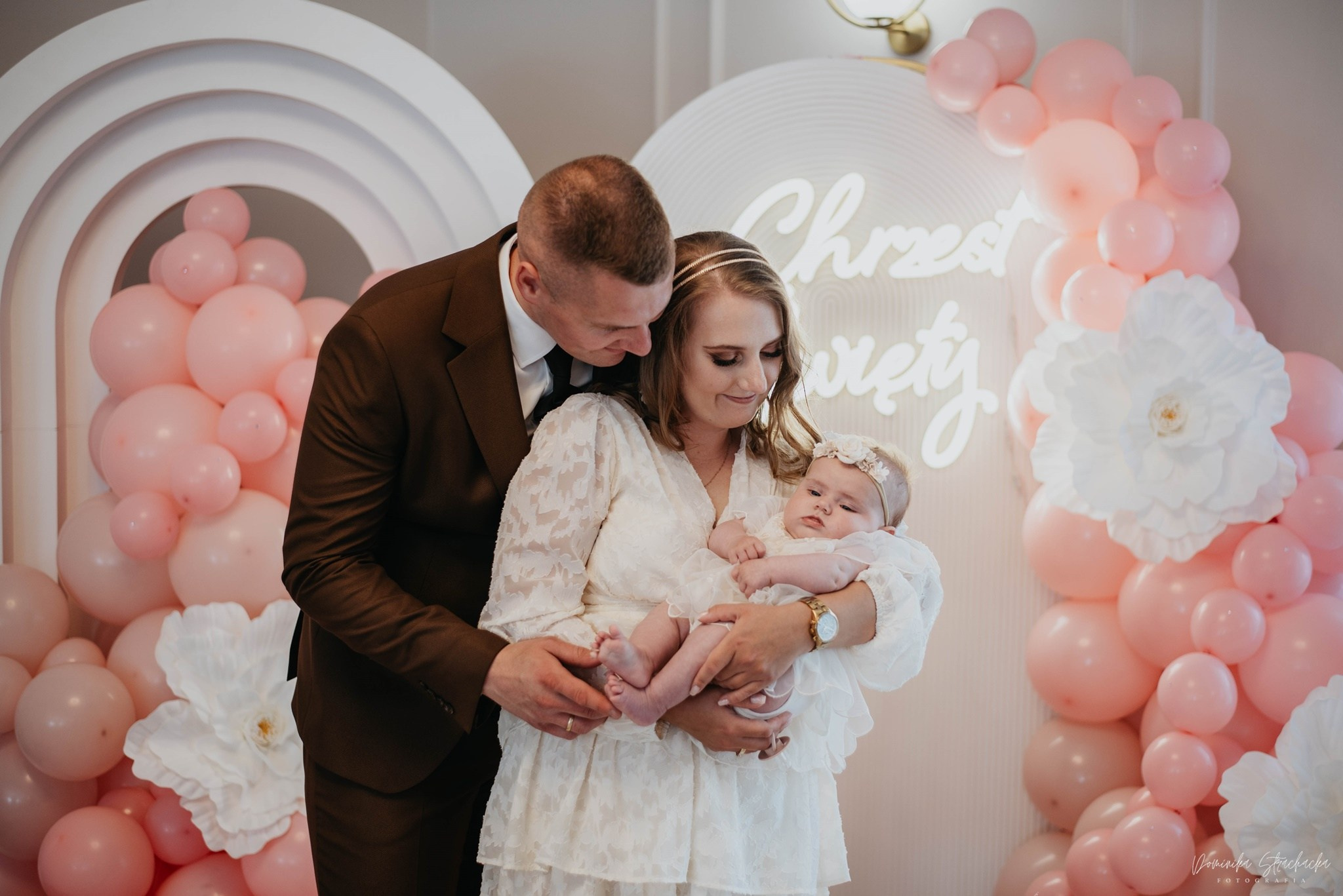 Chrzest Święty Alicji. Dominika Strachacka Fotografia | Fotograf ślubny i rodzinny Opole Lubelskie Lublin