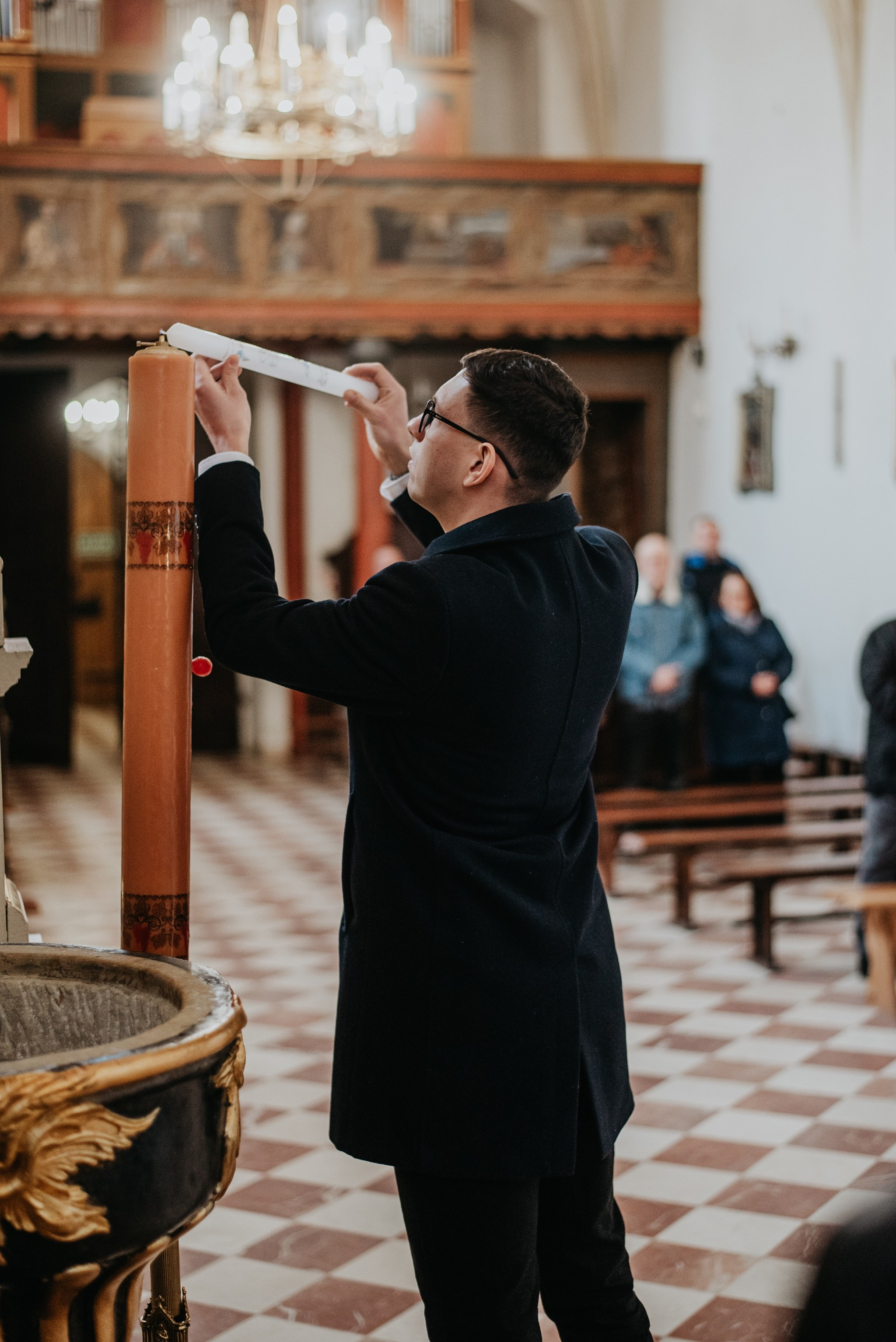 Chrzest Święty Adama. Dominika Strachacka Fotografia | Fotograf ślubny i rodzinny Opole Lubelskie Lublin