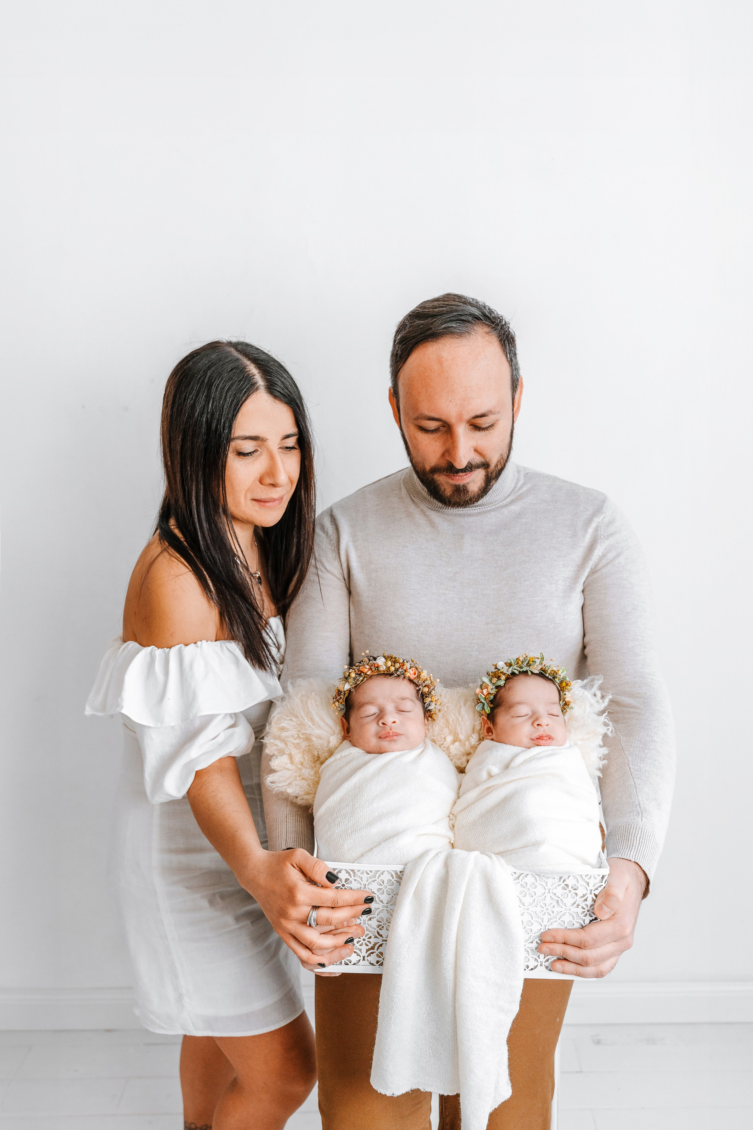 Newborn 2025. Svitlana Miahka fotografa a Genova