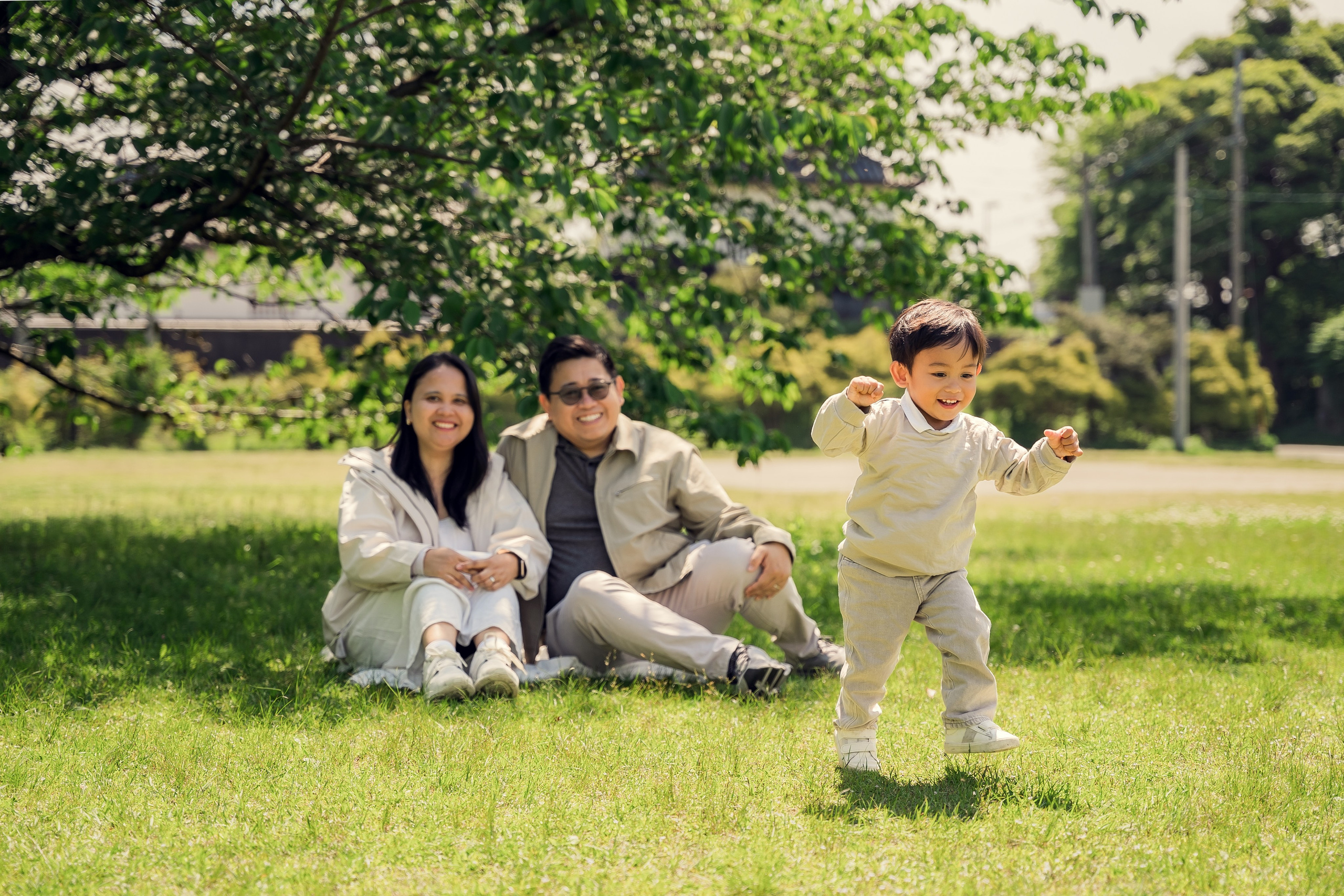 Family Photography at Maizuru Park Fukuoka | Japanese Soul Style. Portrait Photographer in Fukuoka, Japan | Alina Nazarova