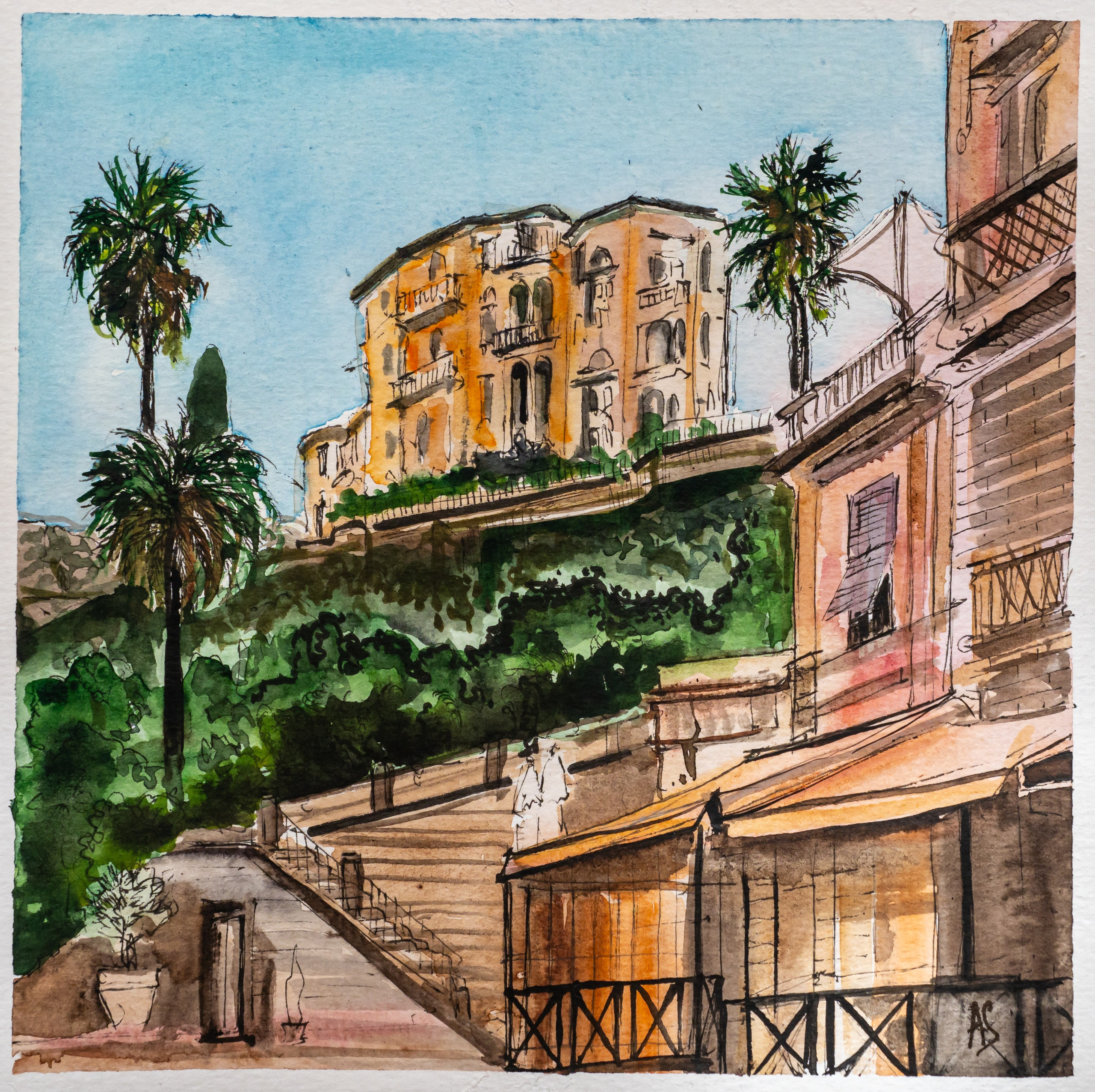 Urban views. Angelina Sorokopud. Artist in Strasbourg