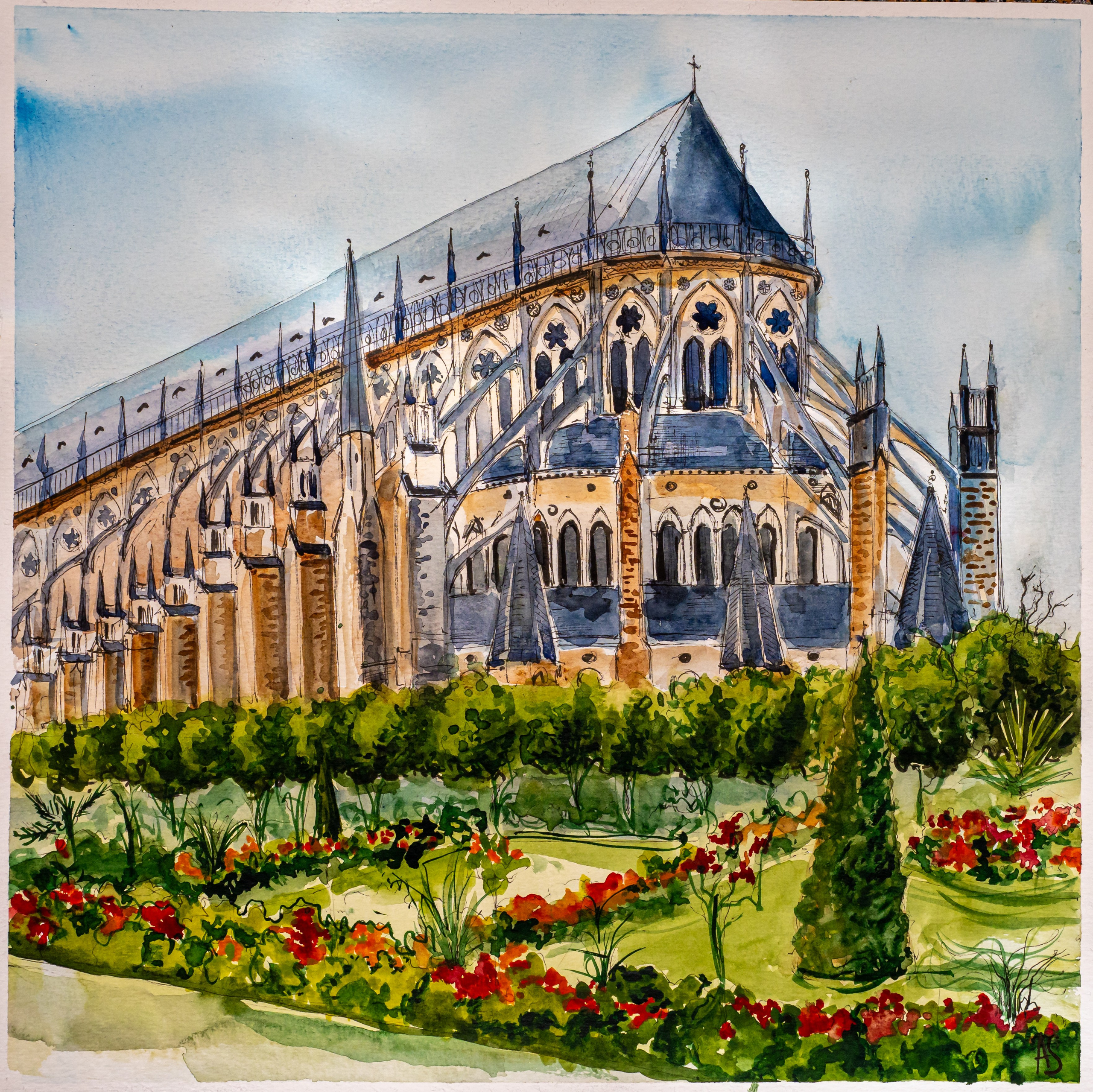 Urban views. Angelina Sorokopud. Artist in Strasbourg