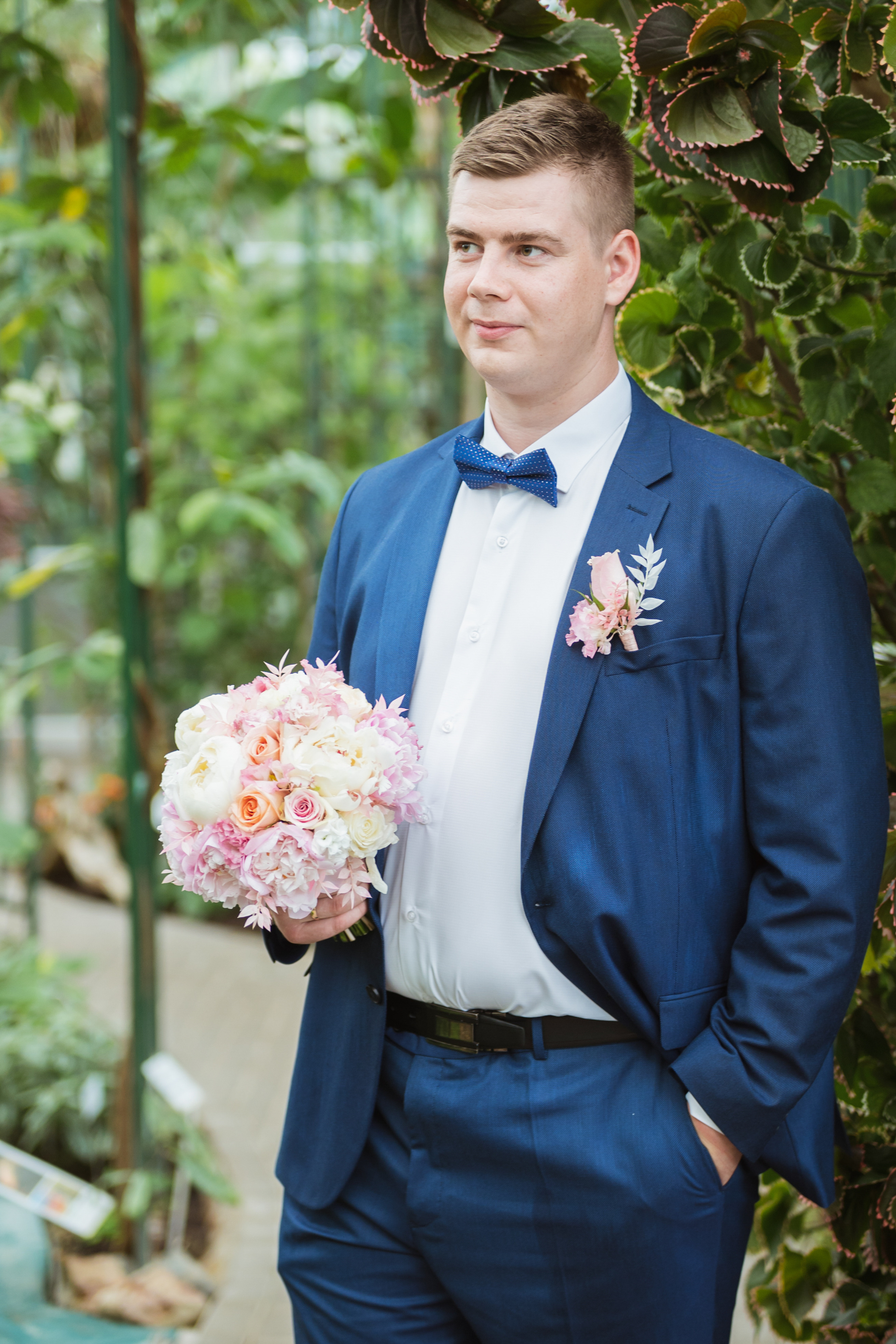 Līgavas pušķi rozā toņos. Event design, decoration, floristry, gift, Irina Novika, Riga, Latvia