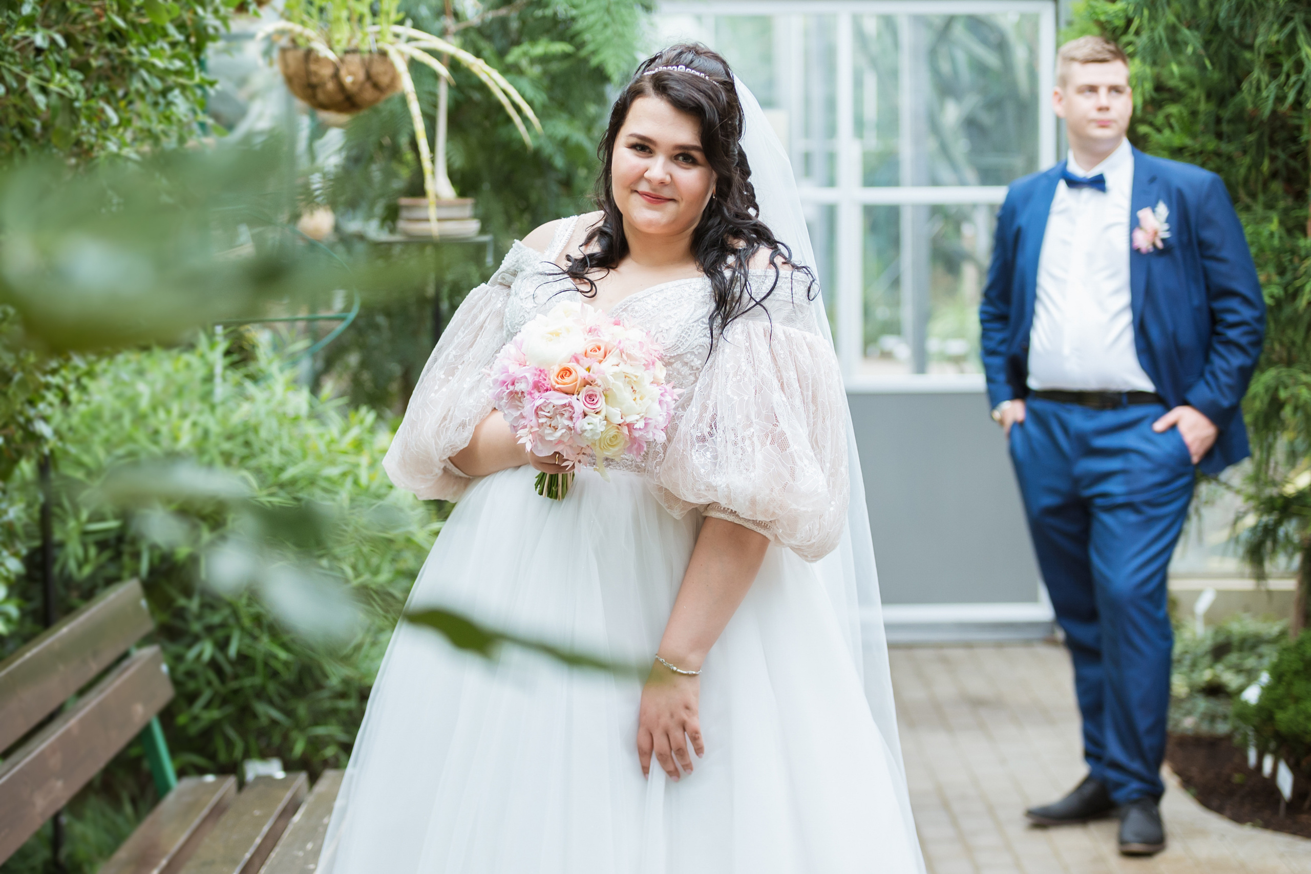 Līgavas pušķi rozā toņos. Event design, decoration, floristry, gift, Irina Novika, Riga, Latvia