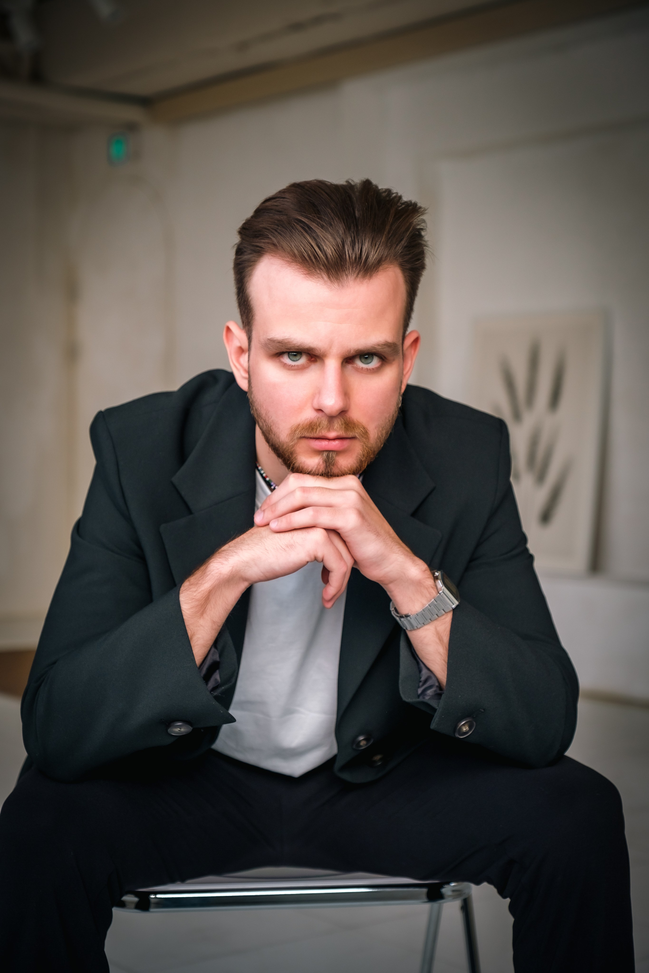 Men studio photography. Photographer in Seoul Dobrokvashina Natalya