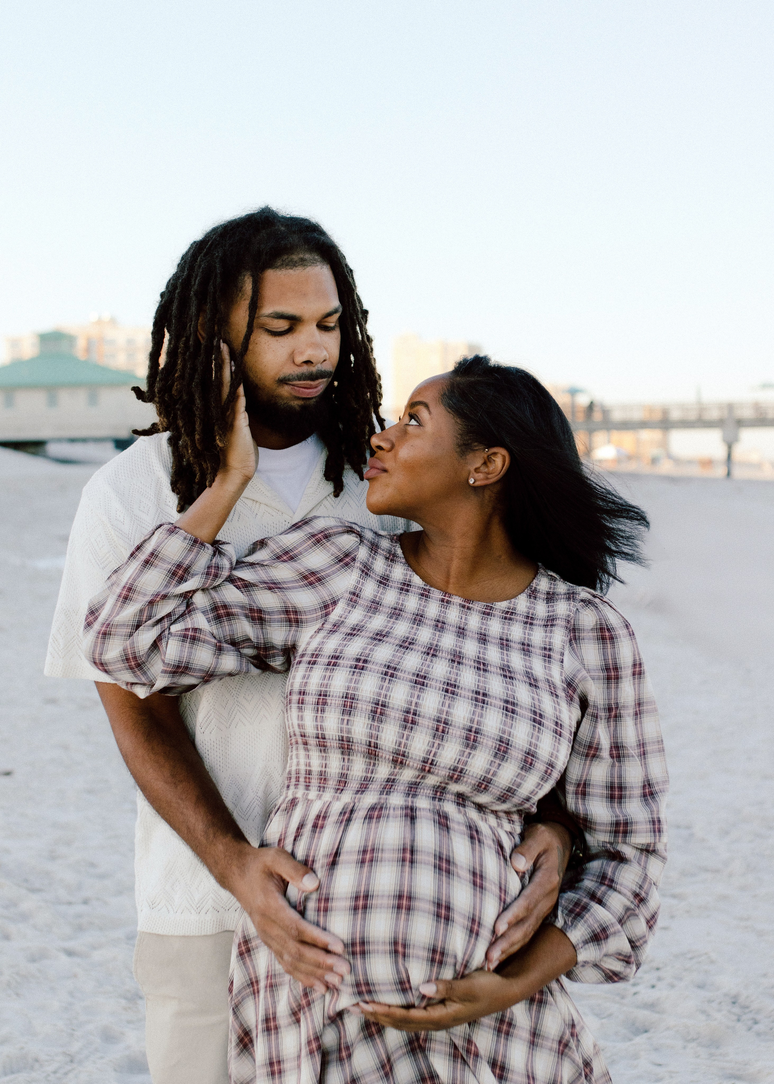 Christy’s Maternity at Jacksonville Beach. Portrait and couples photographer in Florida, Valeriia Honcharova