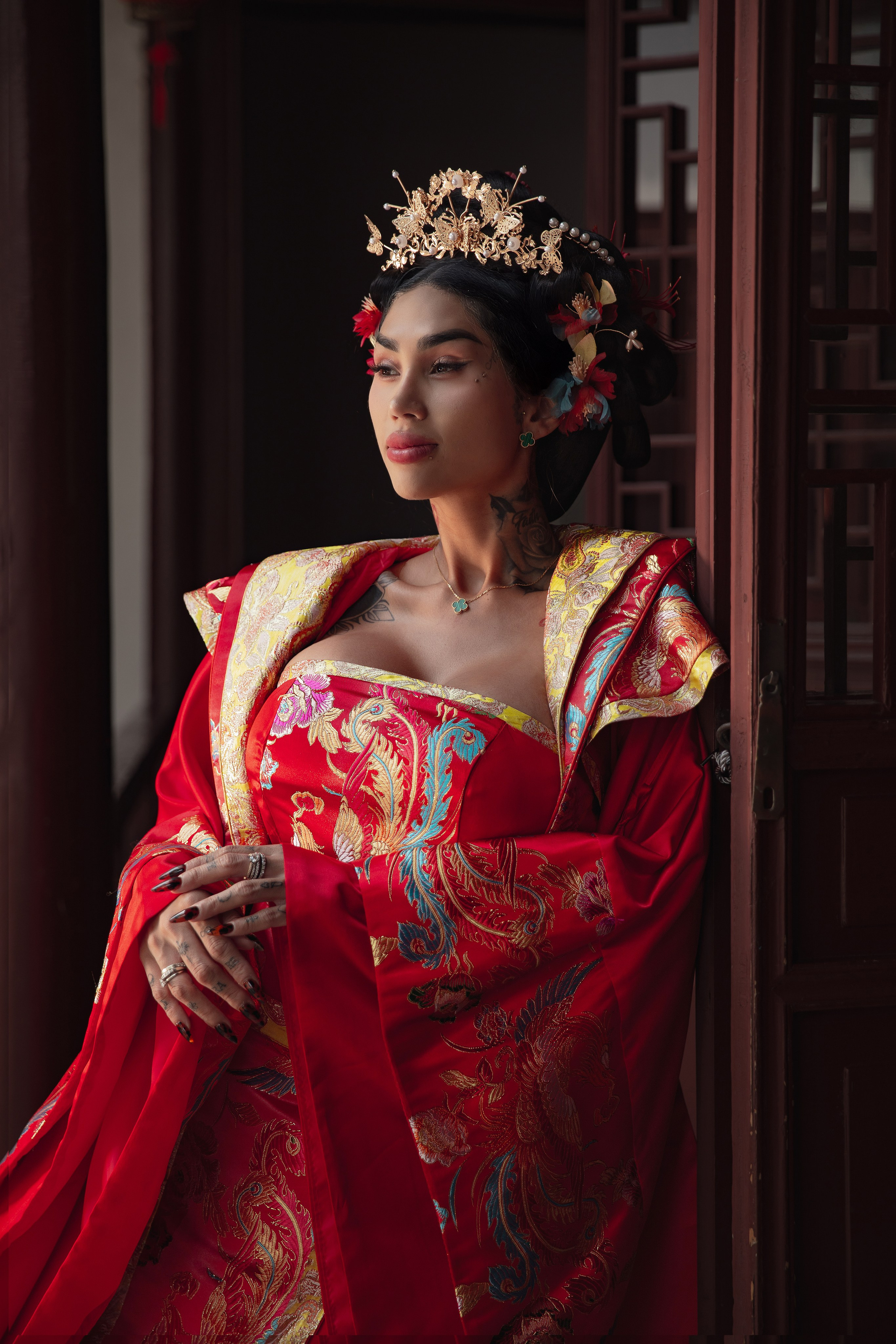 фотосессия в традиционной водной деревне - китайской Венеции - Чжуцзяцзяо