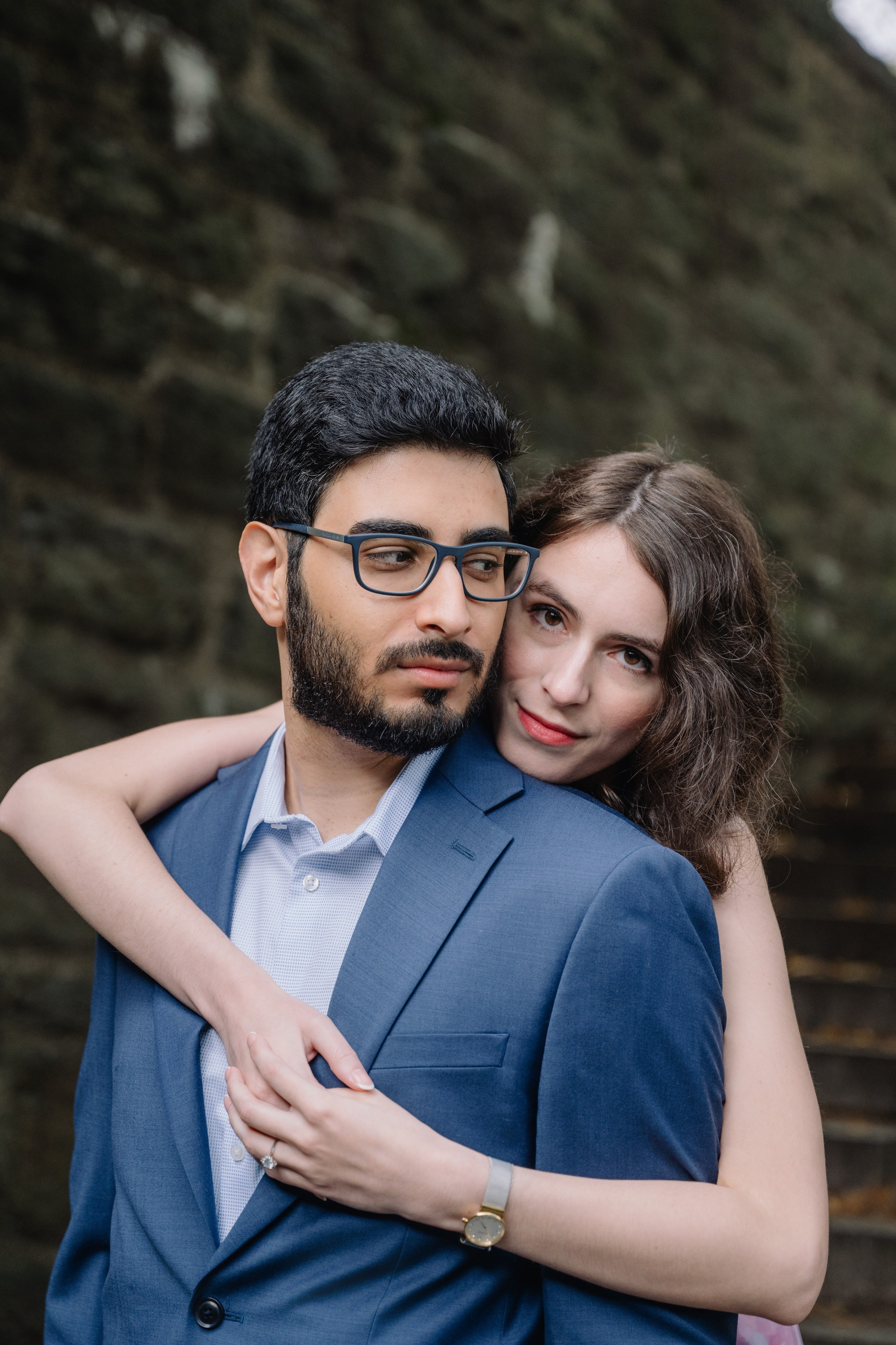 Aashay & Kimberly — Engagement Photoshoot at The Cloisters, Fort Tryon Park