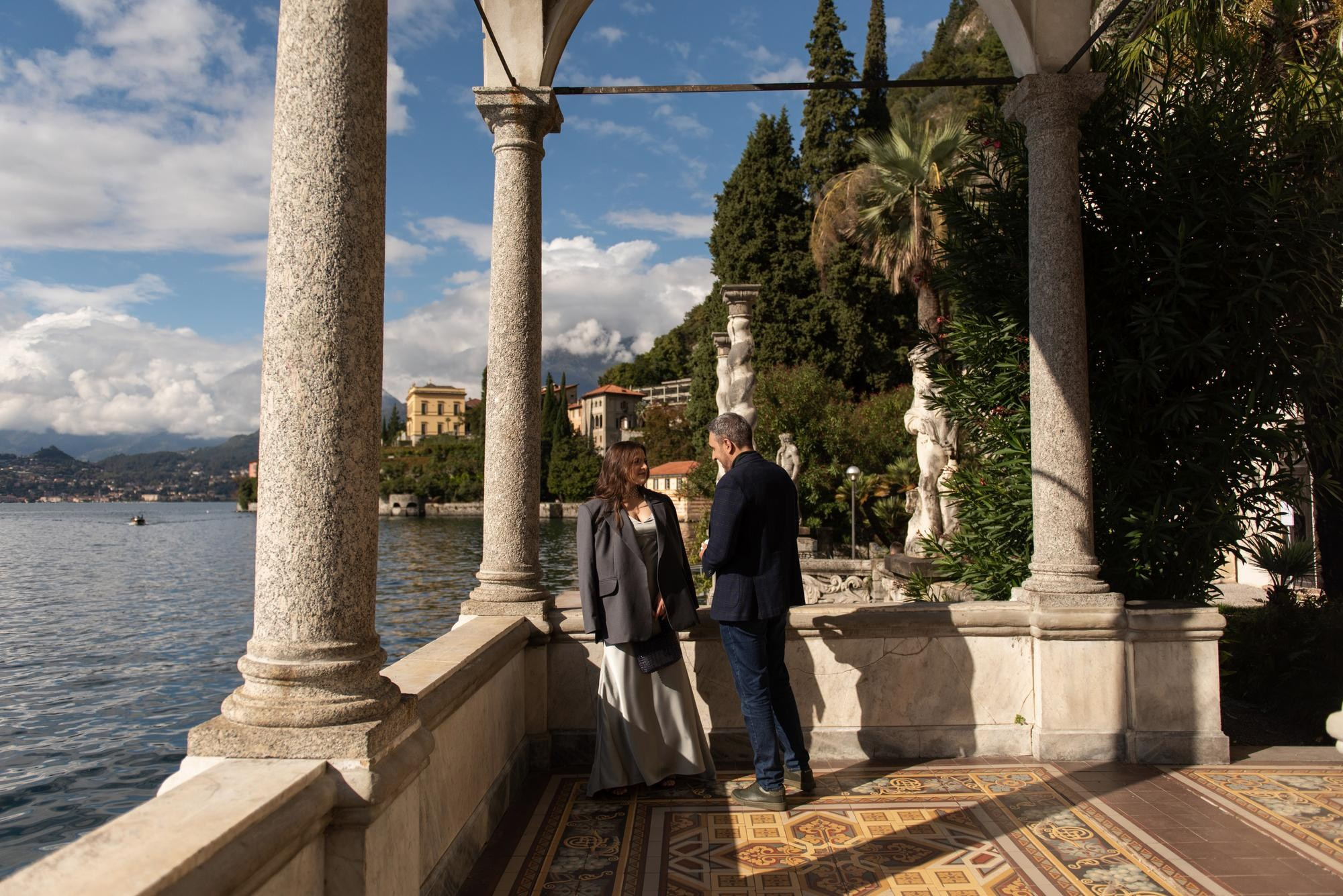 Proposal at Villa Monastero' oct 23. Lake Como Wedding Photographer | Elegant & Timeless Photography in Italy