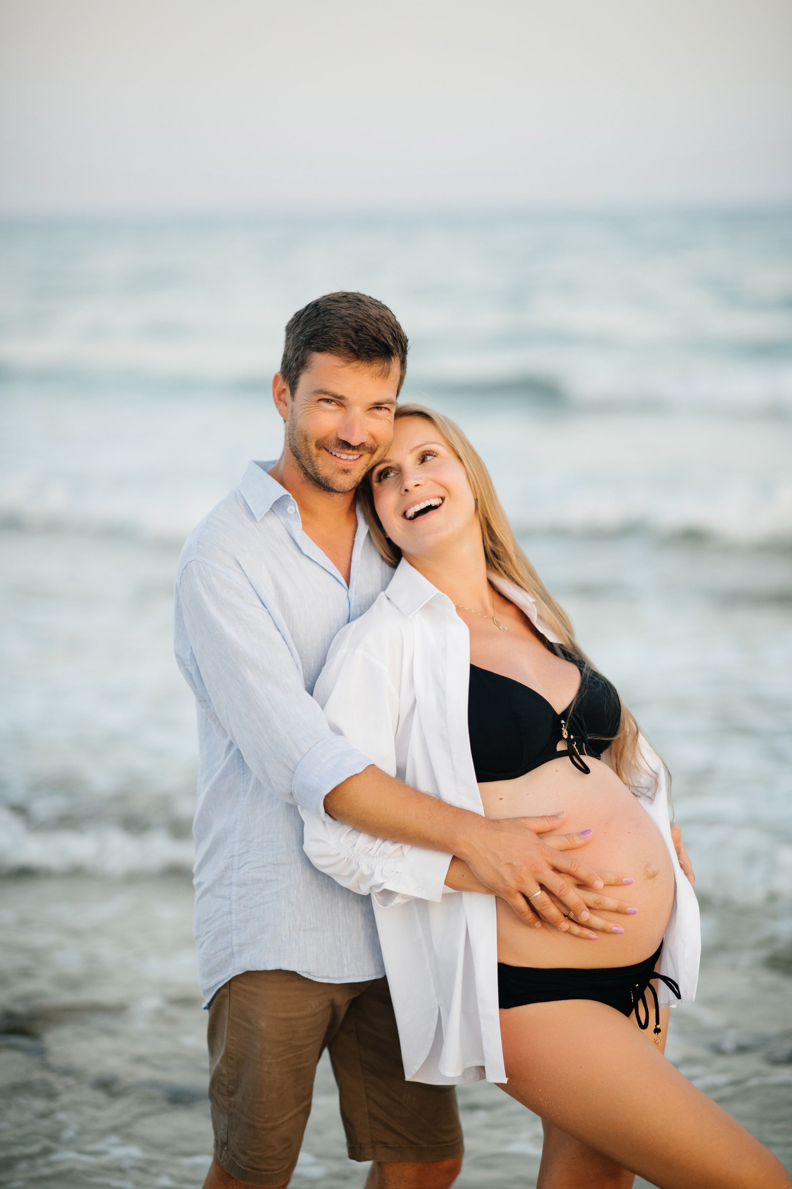 На пляже. Фотограф на Кипре