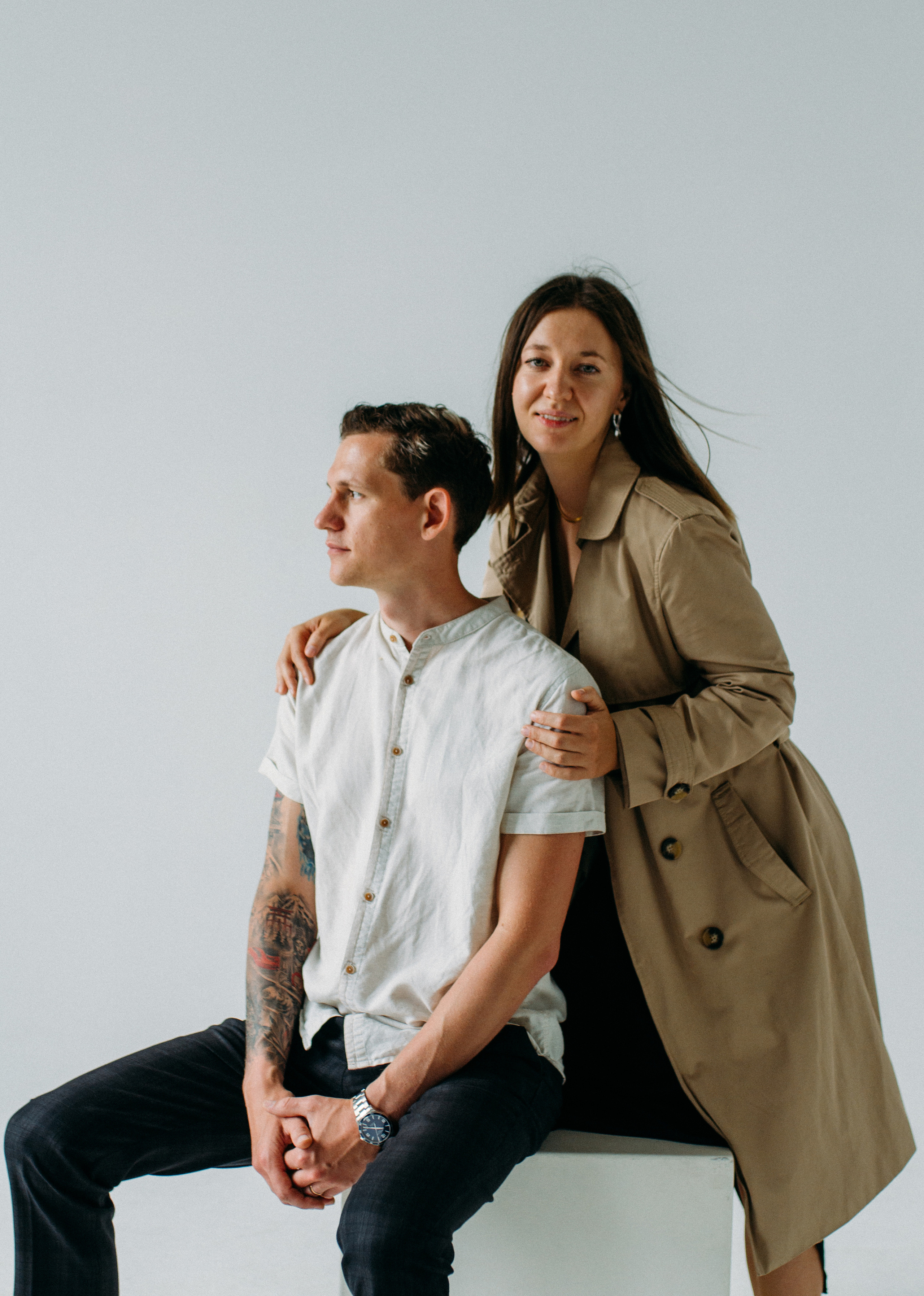 Christine & Anton & Arnold. Krása tehotenstva v objektíve — Maria Milosovic, tehotenská fotografka