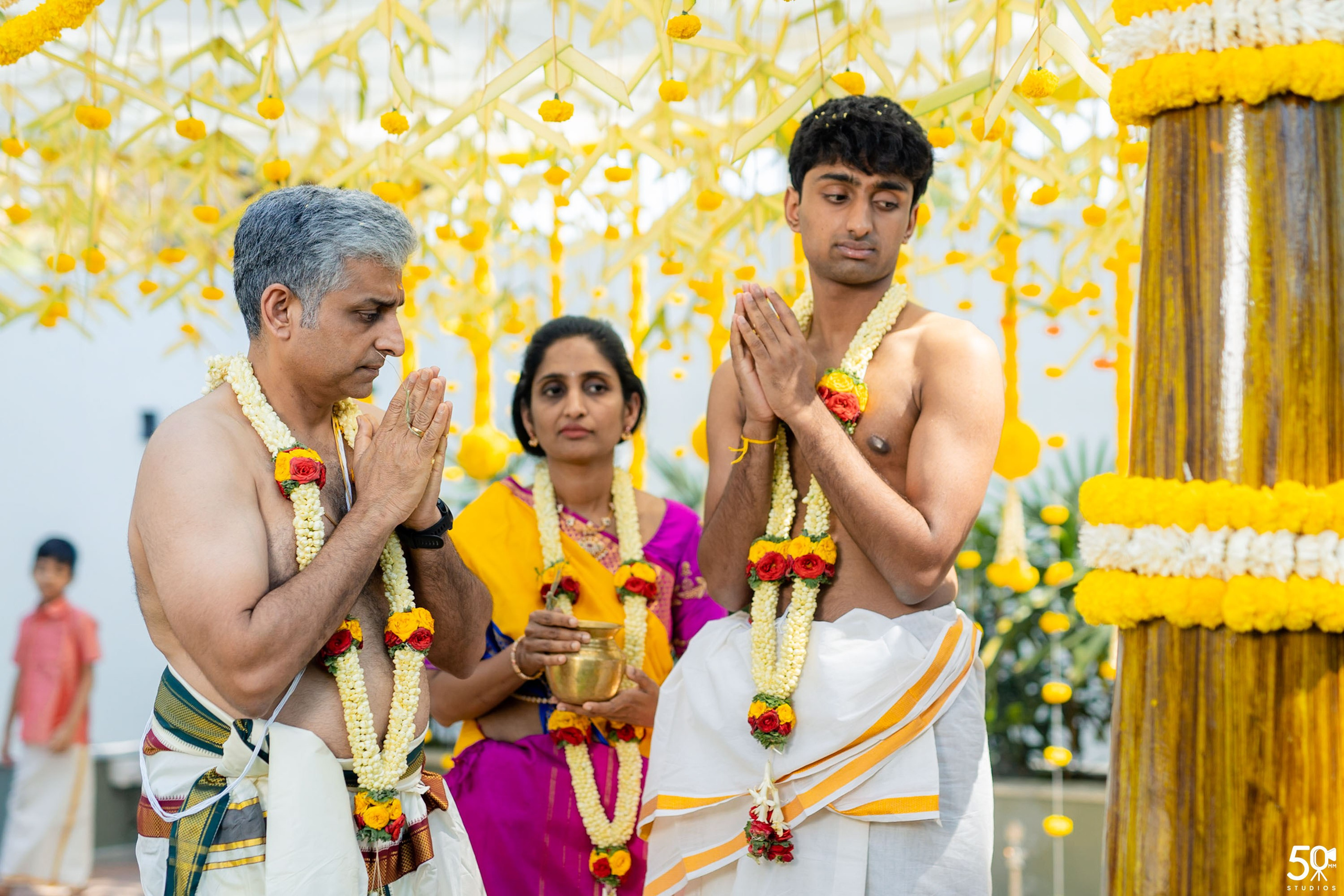 SANJAY AND SAKETH UPANAYANA. 50mm STUDIOS
