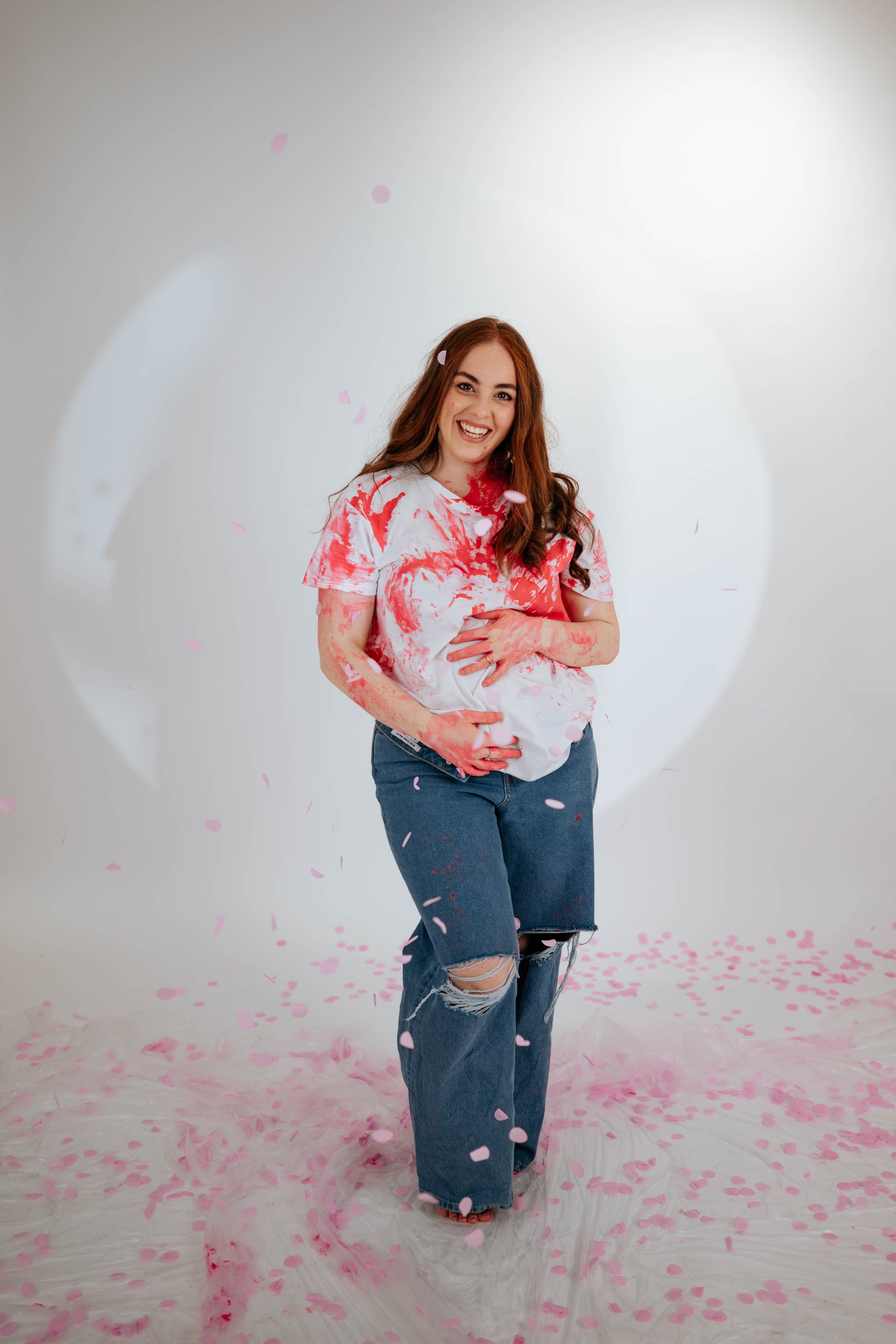 Lara - otkrivanje pola. Dečiji i porodični fotograf