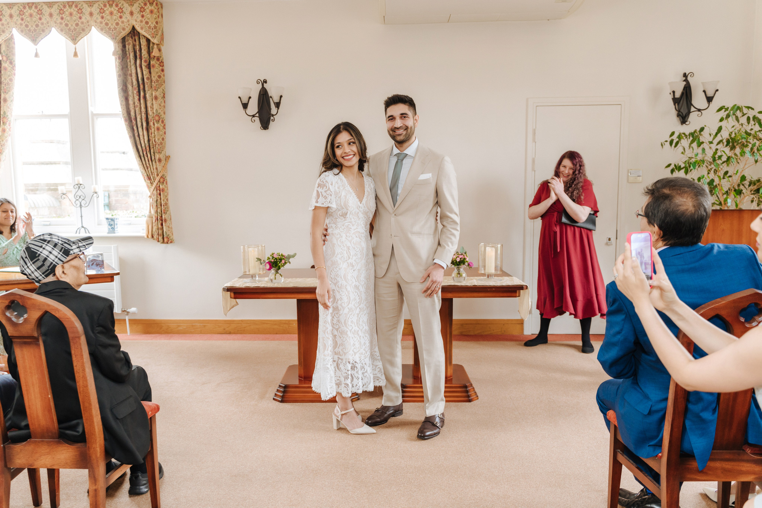 St Albans Register Office, St Albans Register Office wedding , St Albans, wedding in St Albans, civil ceremony in St Albans Register Office, small wedding, photographer for small wedding in St Albans Register Office