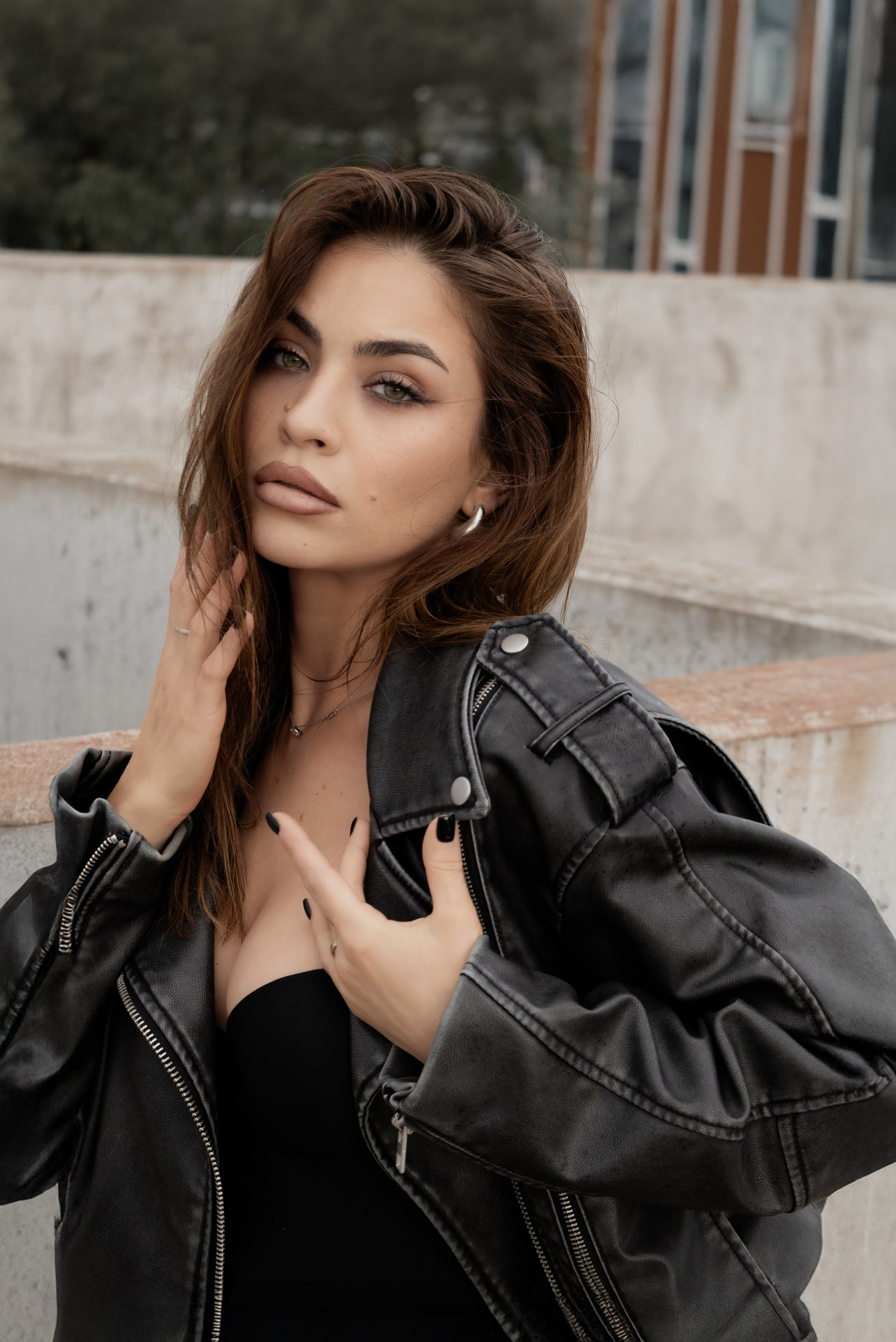 Съёмка на крыше | Городской стиль и свобода. Бренд & Женский фотограф в Таллинне / Фотограф Таллинн