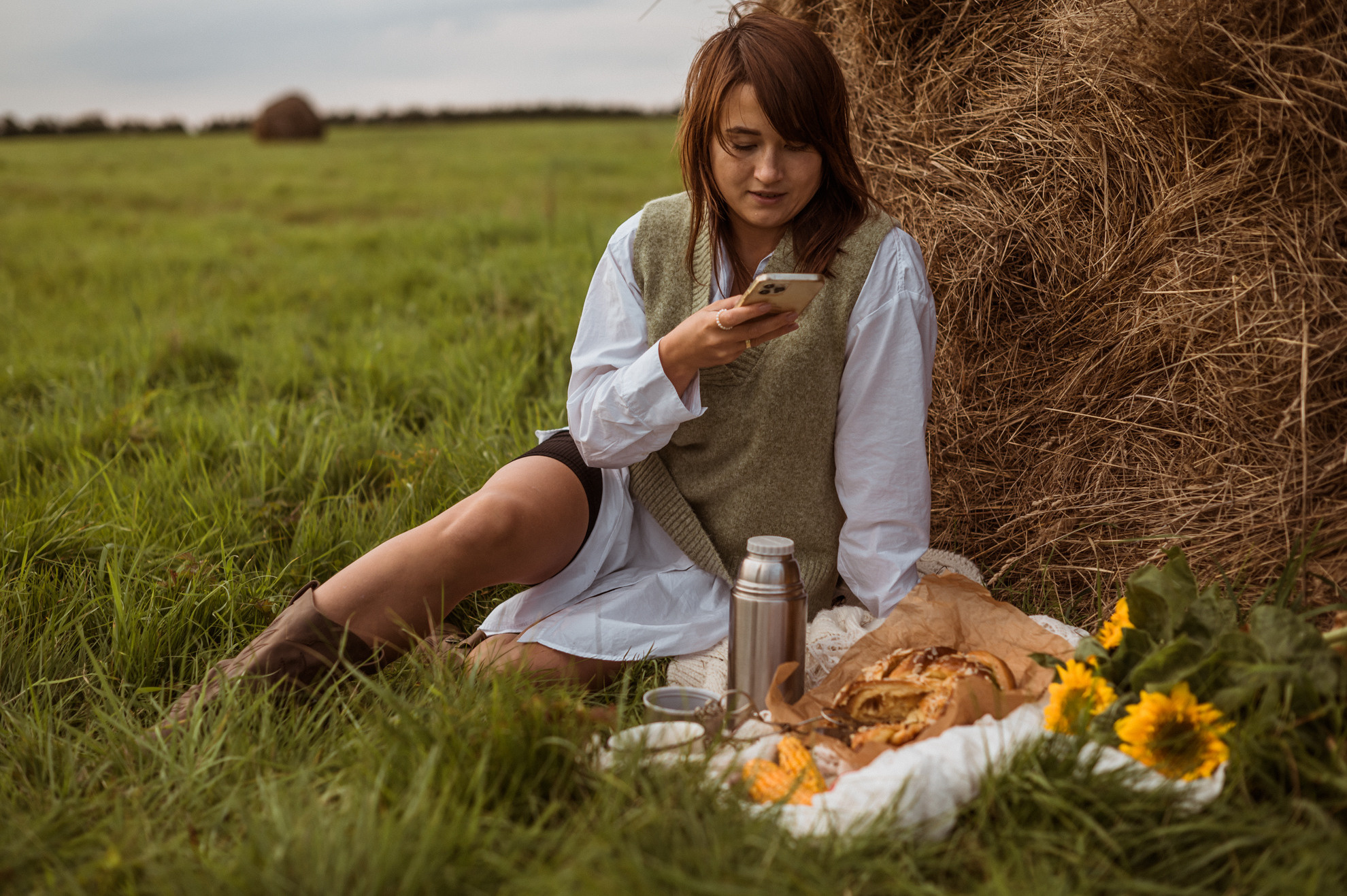 Picknick im Feld. Fotografin in Leipzig Dresden
