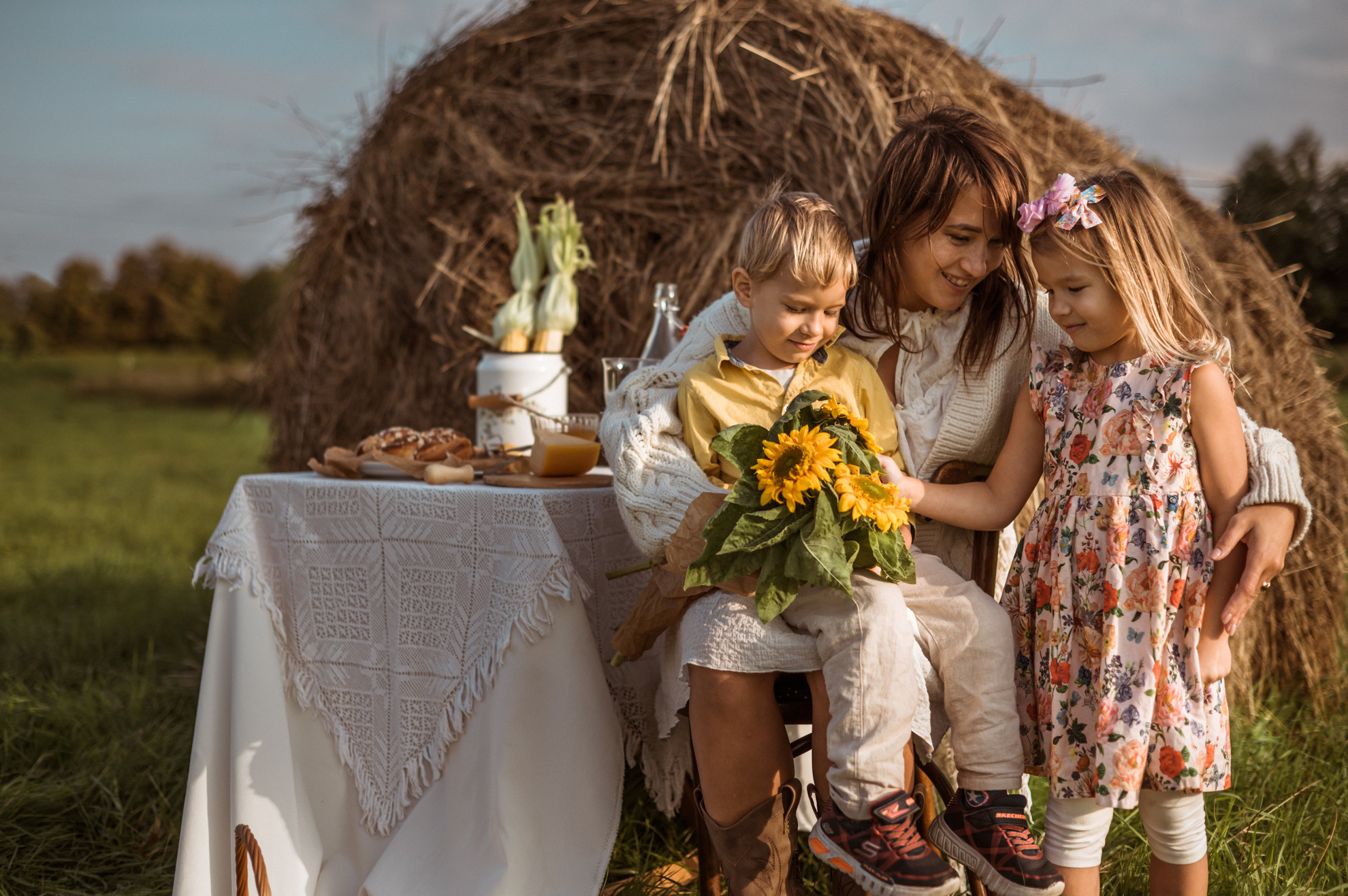 Picknick im Feld. Fotografin in Leipzig Dresden