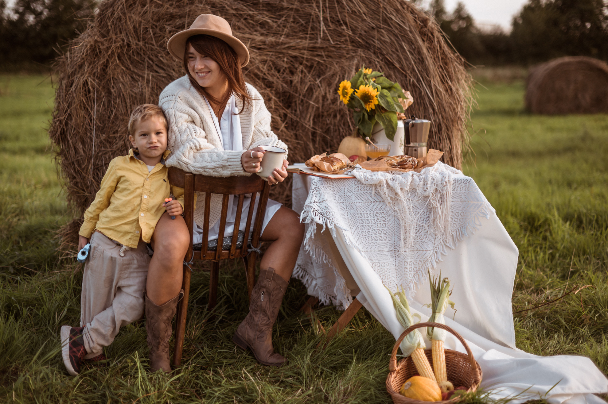 Picknick im Feld. Fotografin in Leipzig Dresden