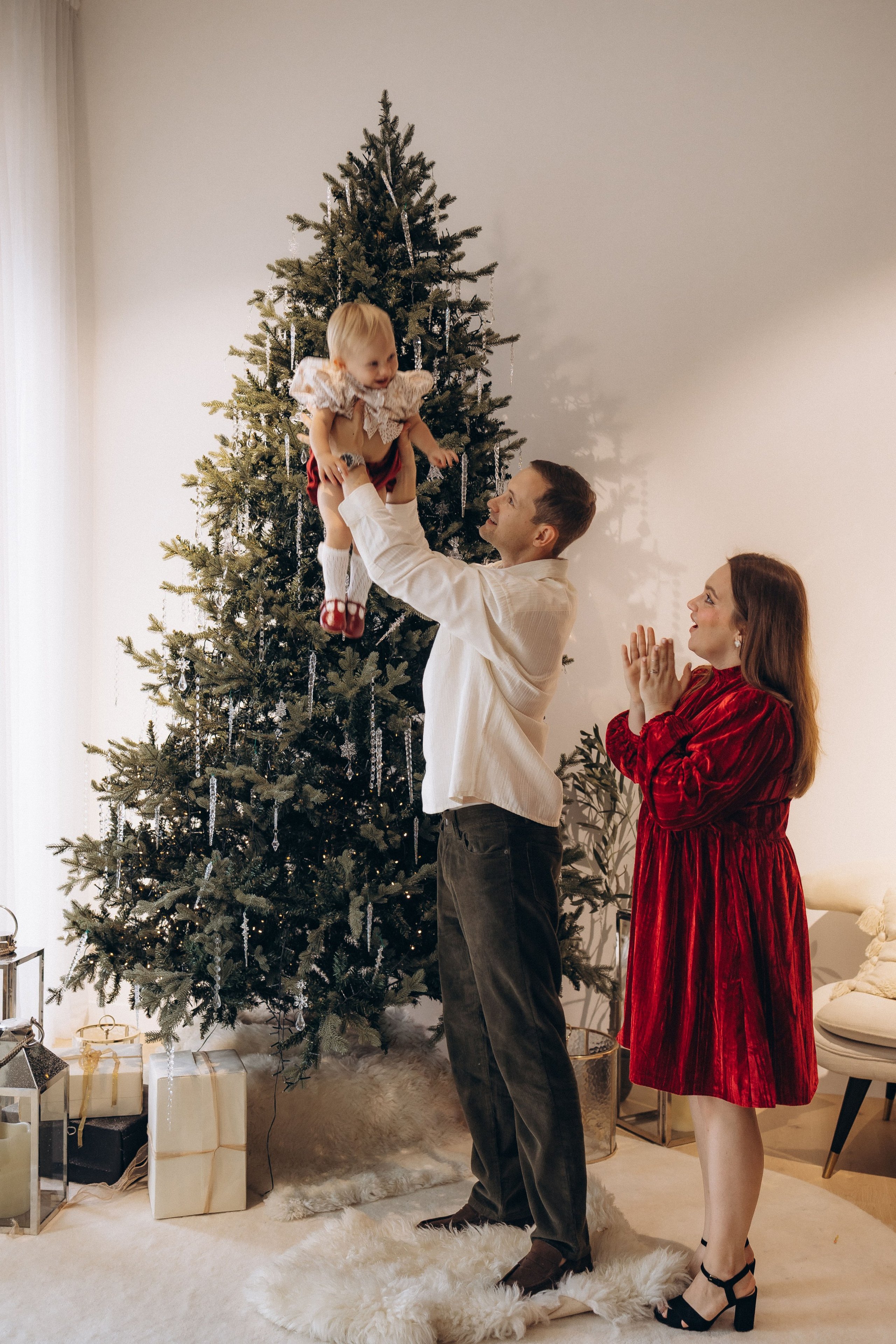 Family Christmas. Фотограф родов, семей и новорожденных малышей в Дубае