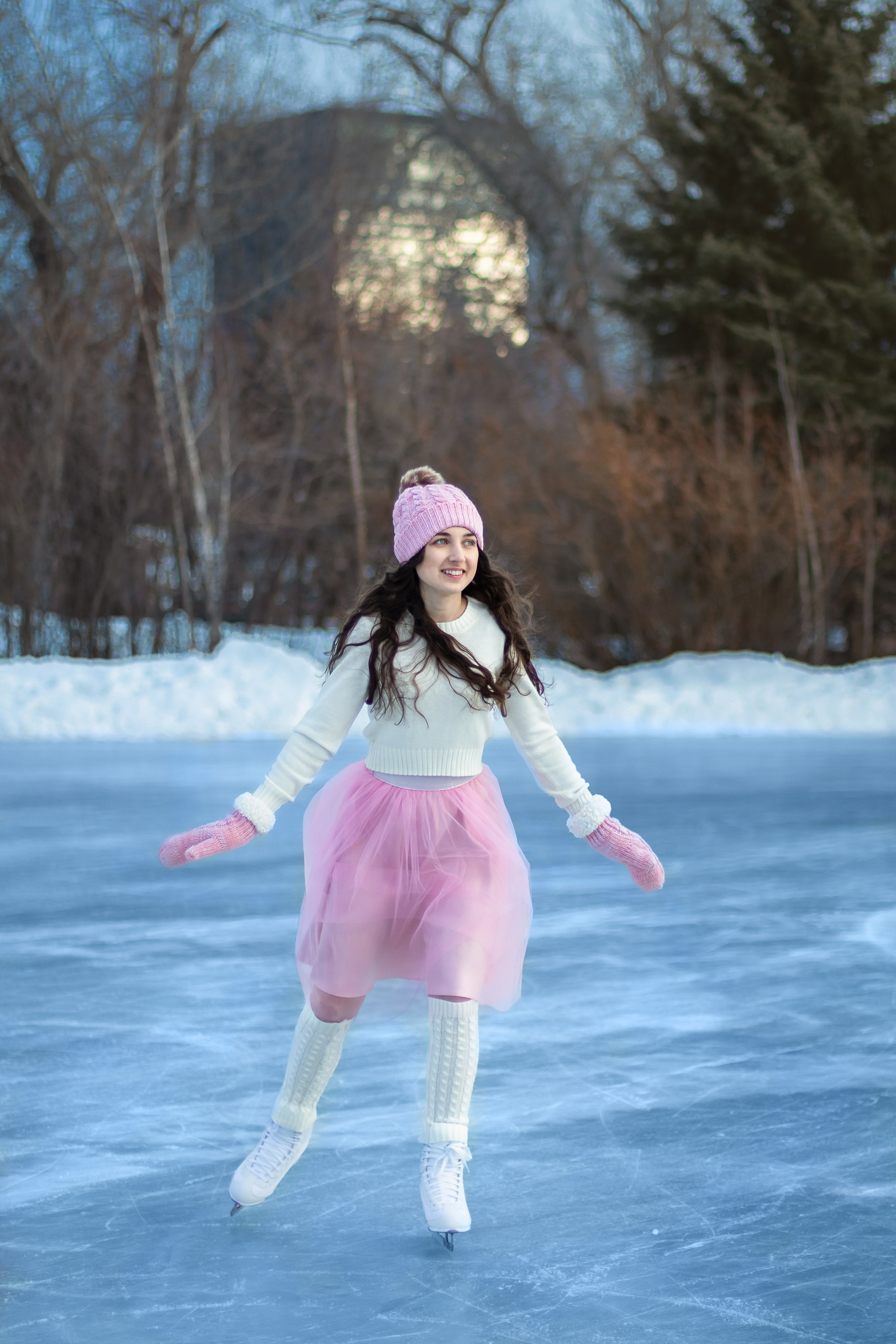 На катке. Фотограф Яна Галецкая в Гранд-Прери