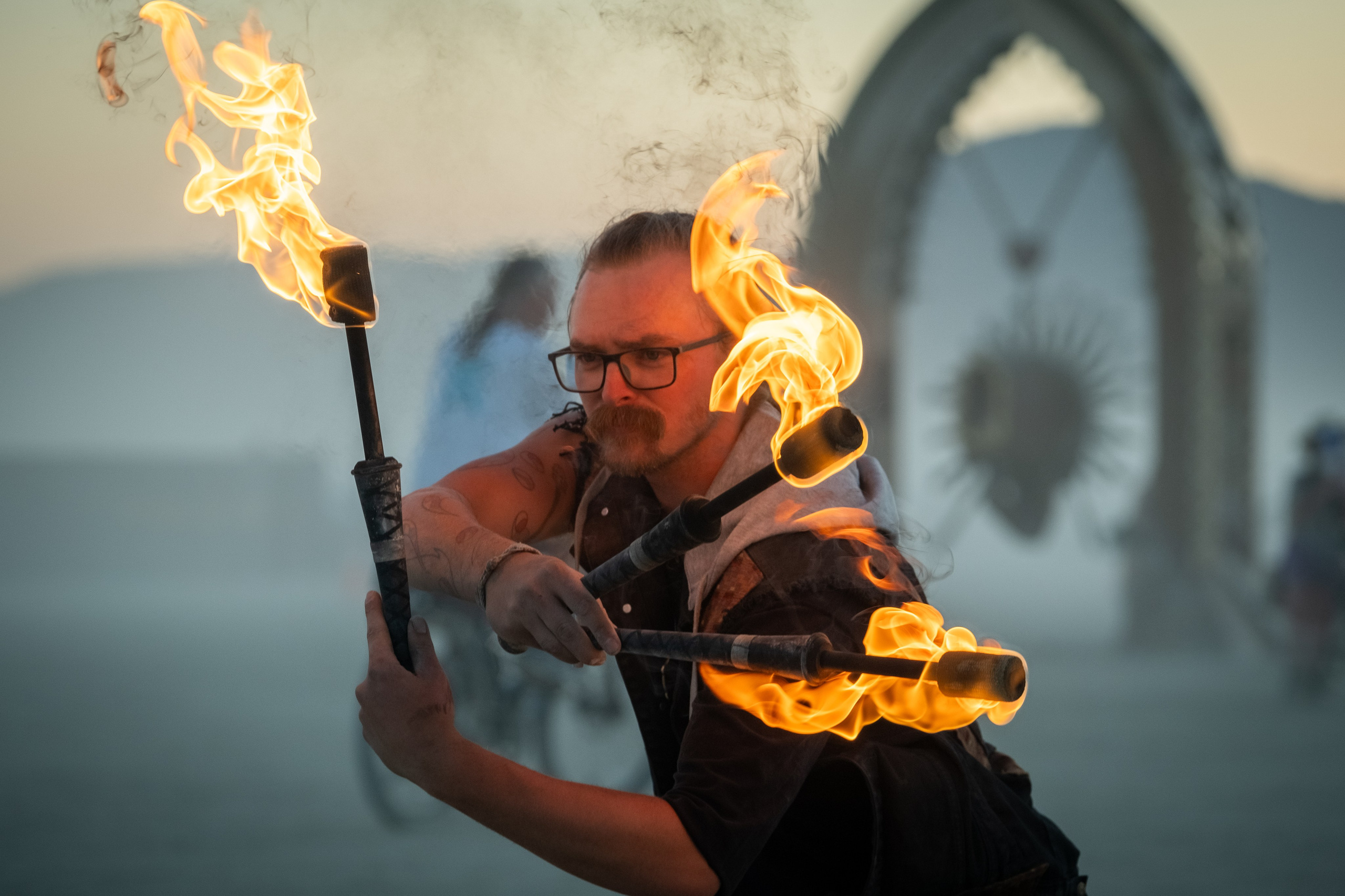 BURNING MAN 2024. Reportage concert portrait photography in the San Francisco Bay Area